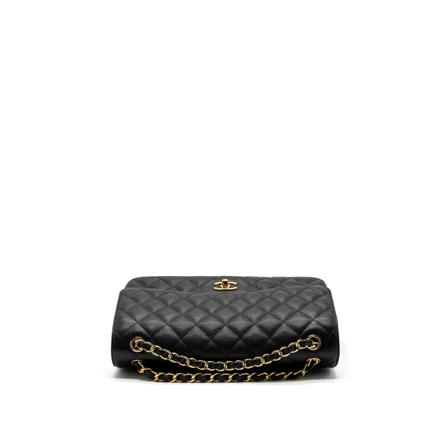 Chanel jumbo classic double flap bag caviar Black GHW