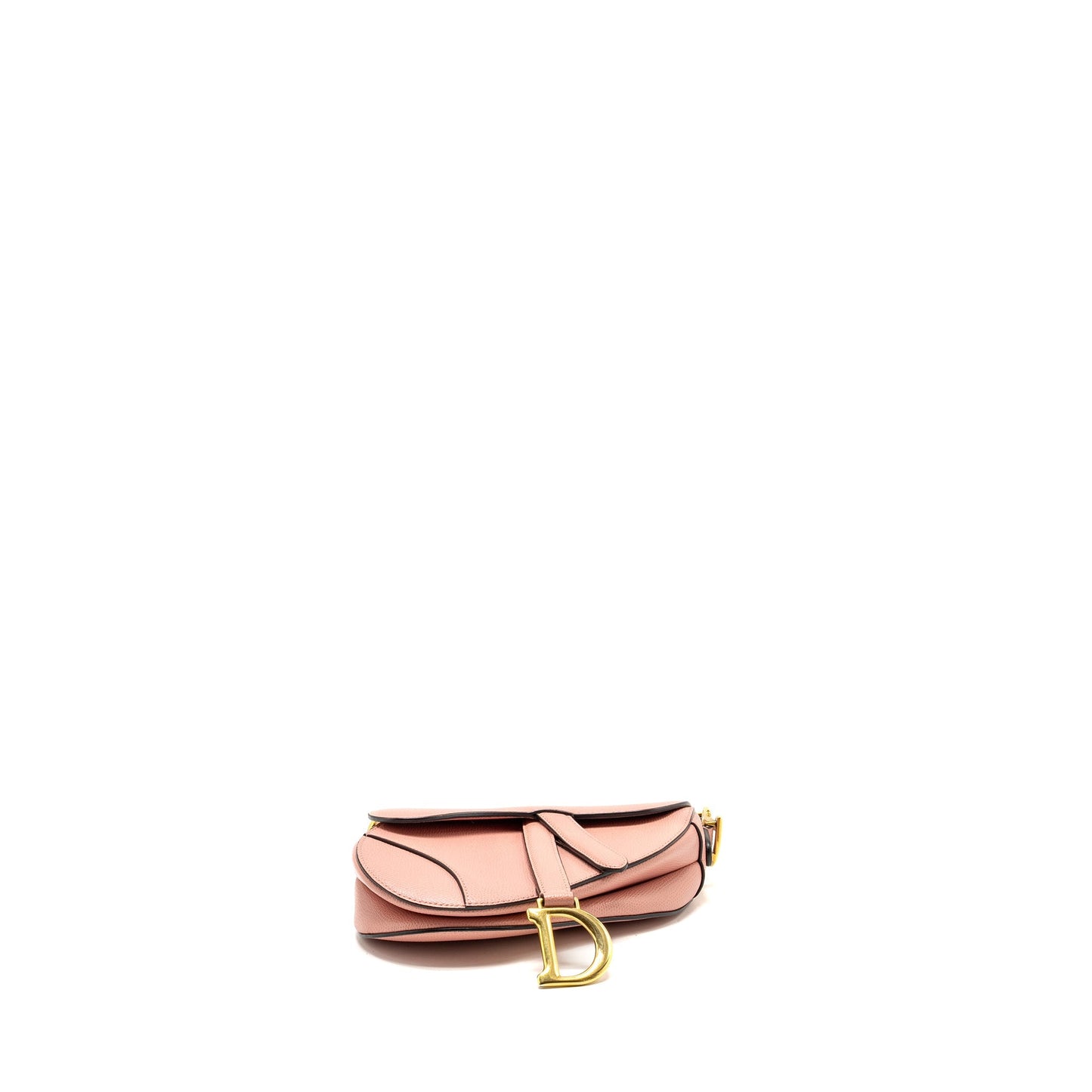Dior Mini Saddle Purse Grained Calfskin Pink