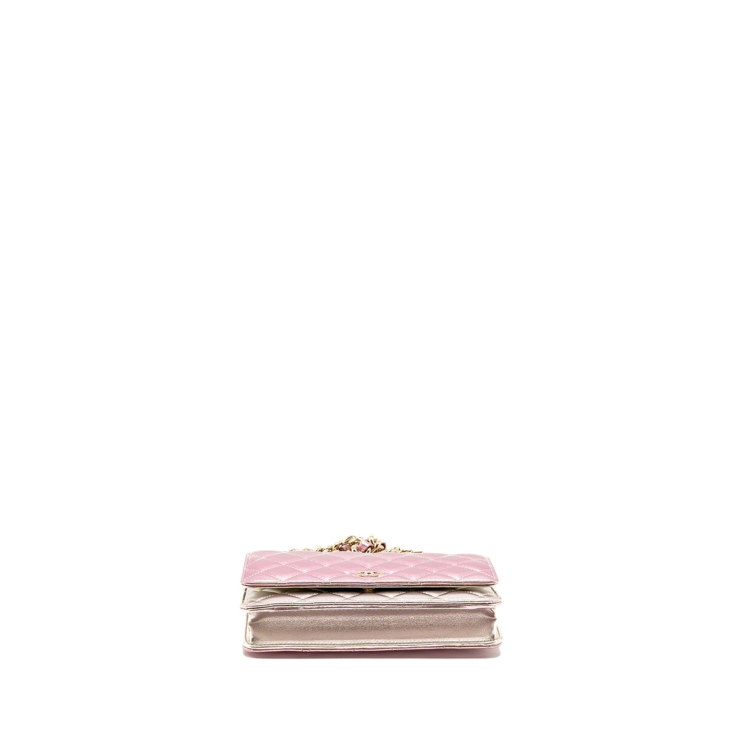 Chanel 21k Wallet On Chain Iridescent Lambskin LGHW (microchip)