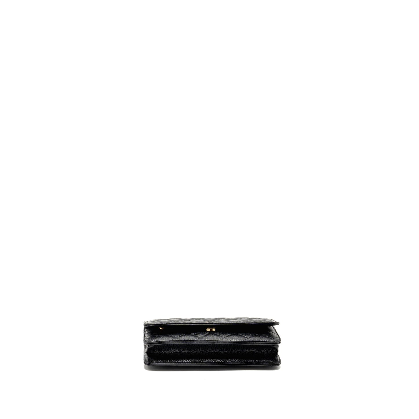 Chanel Classic Wallet on Chain Caviar Black GHW(microchip)