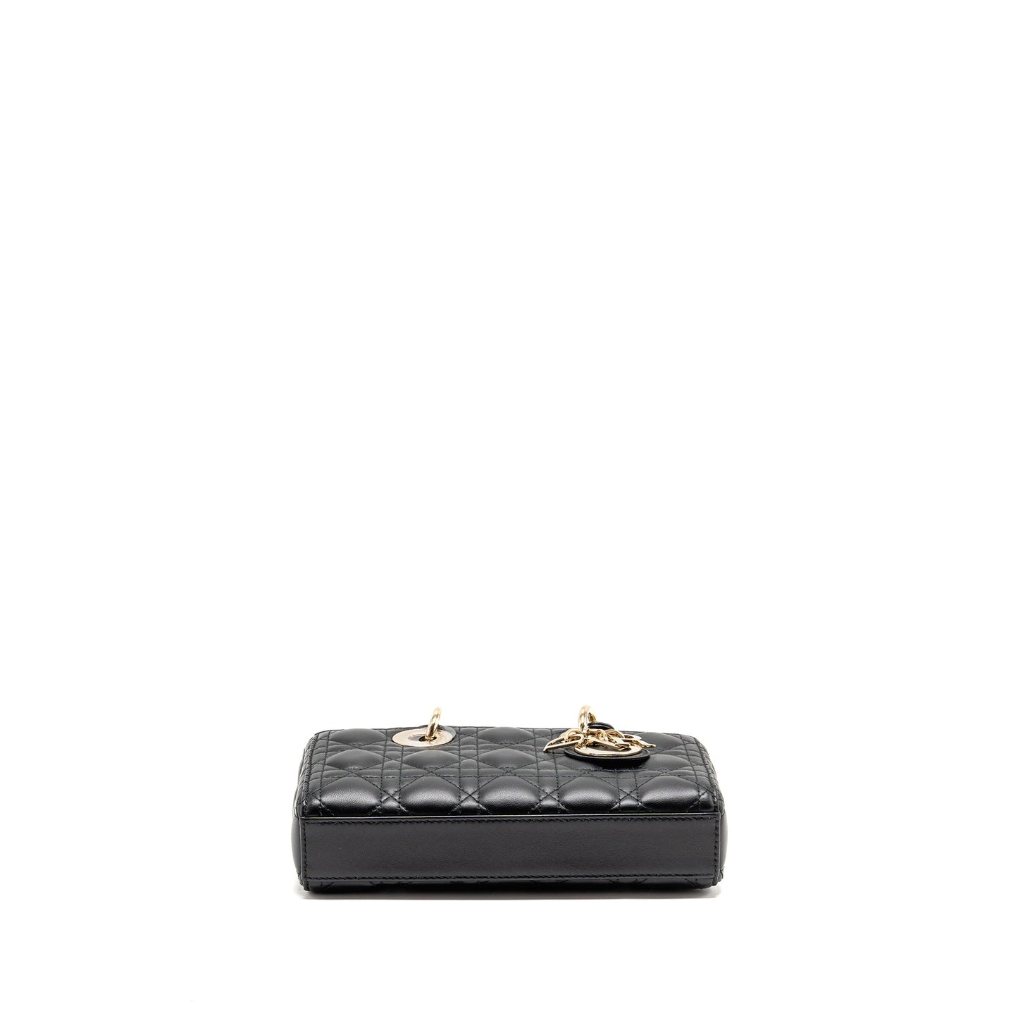Dior Small Lady D-Joy Purse Cannage Lambskin Black