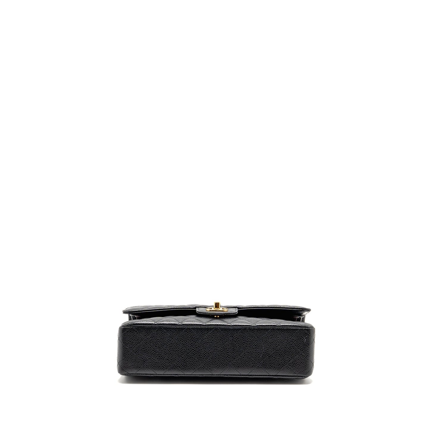 Chanel Medium Classic Double Flap bag caviar black GHW