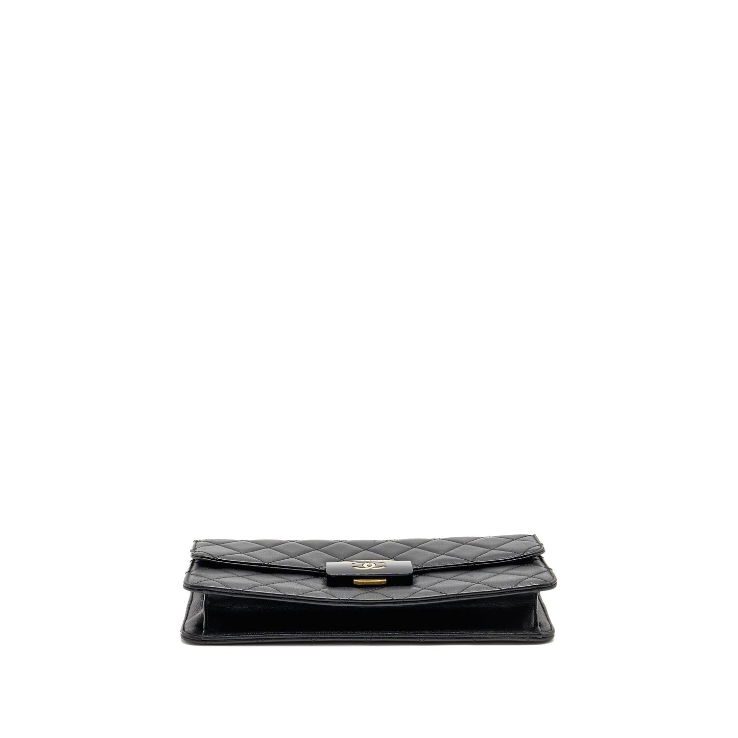 Chanel Beauty Lock Flap Bag Sheepskin Black GHW