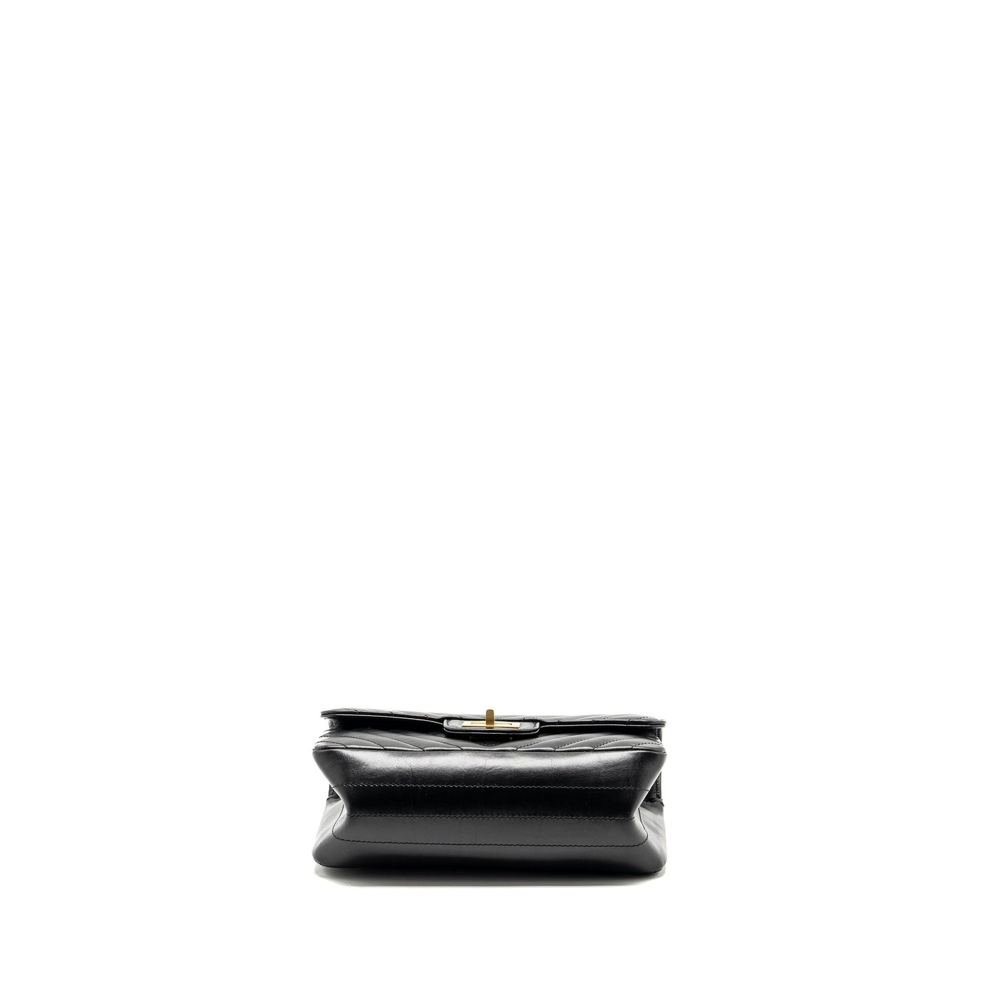 Chanel Mini 2.55 Reissue Chevron Calfskin Black GHW (Microchip)