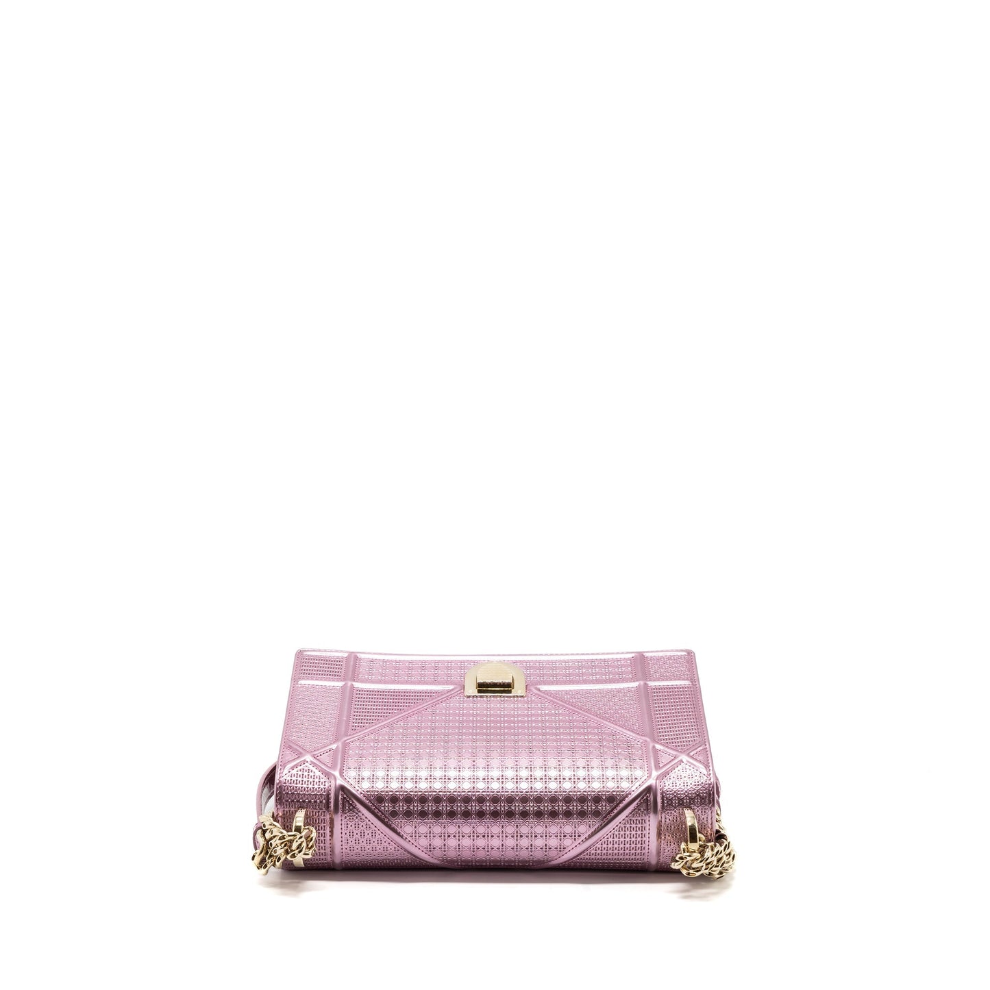 Dior Diorama Purse Metallic Pink