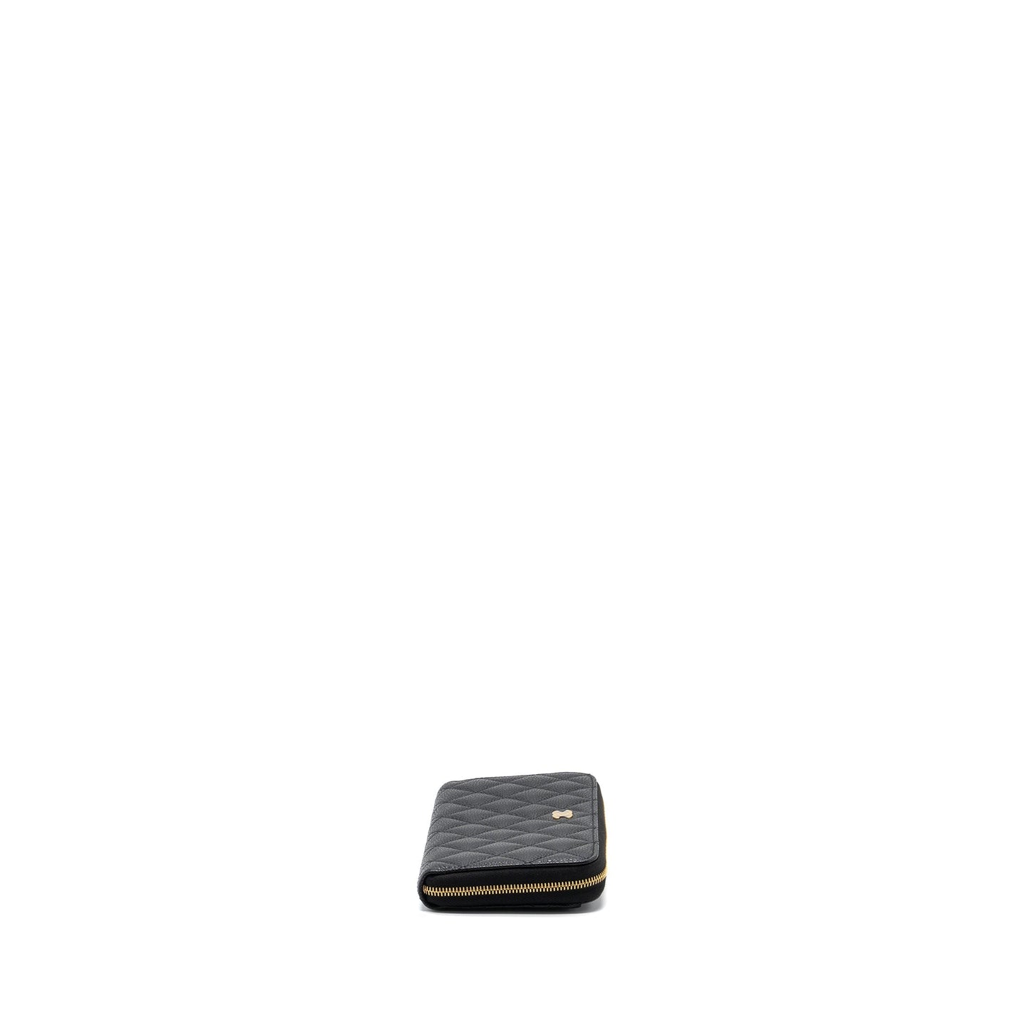 Chanel classic long zipped wallet caviar black GHW (microchip)