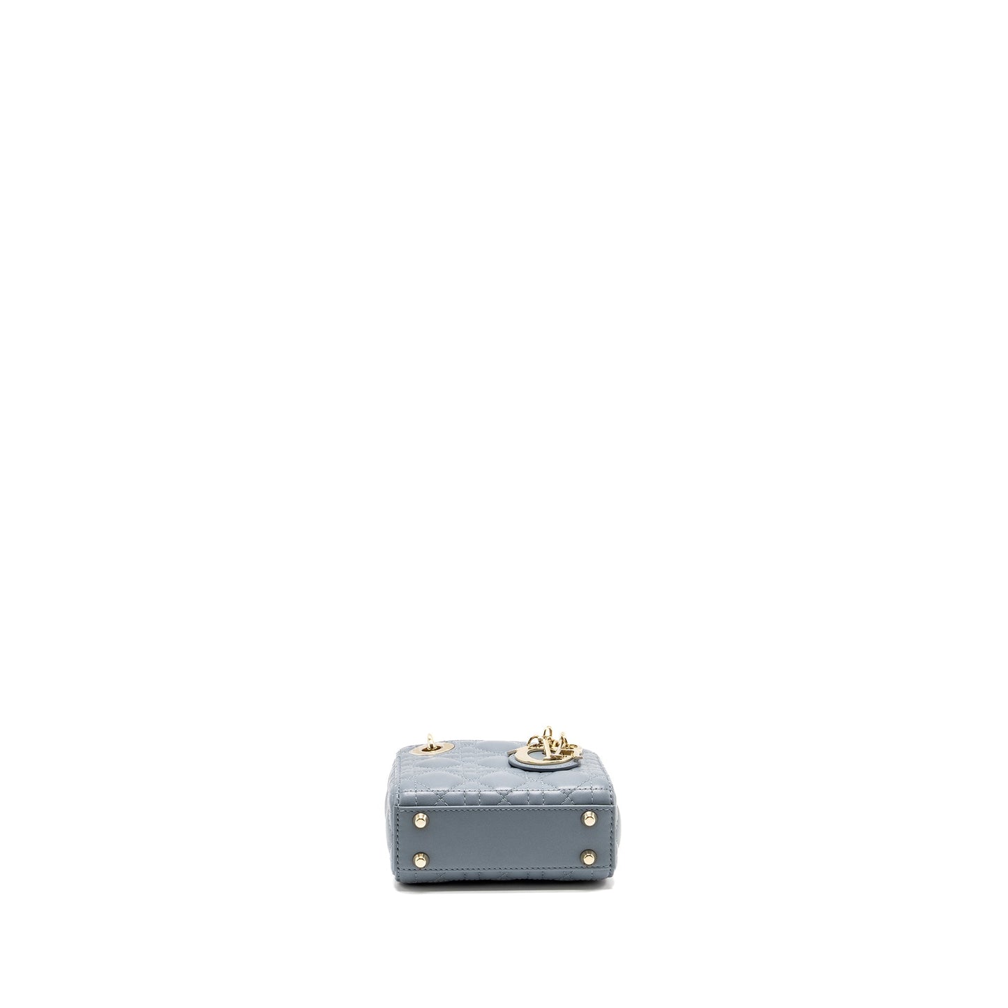 Dior Lady Dior Micro Purse Lambskin Cloud Blue