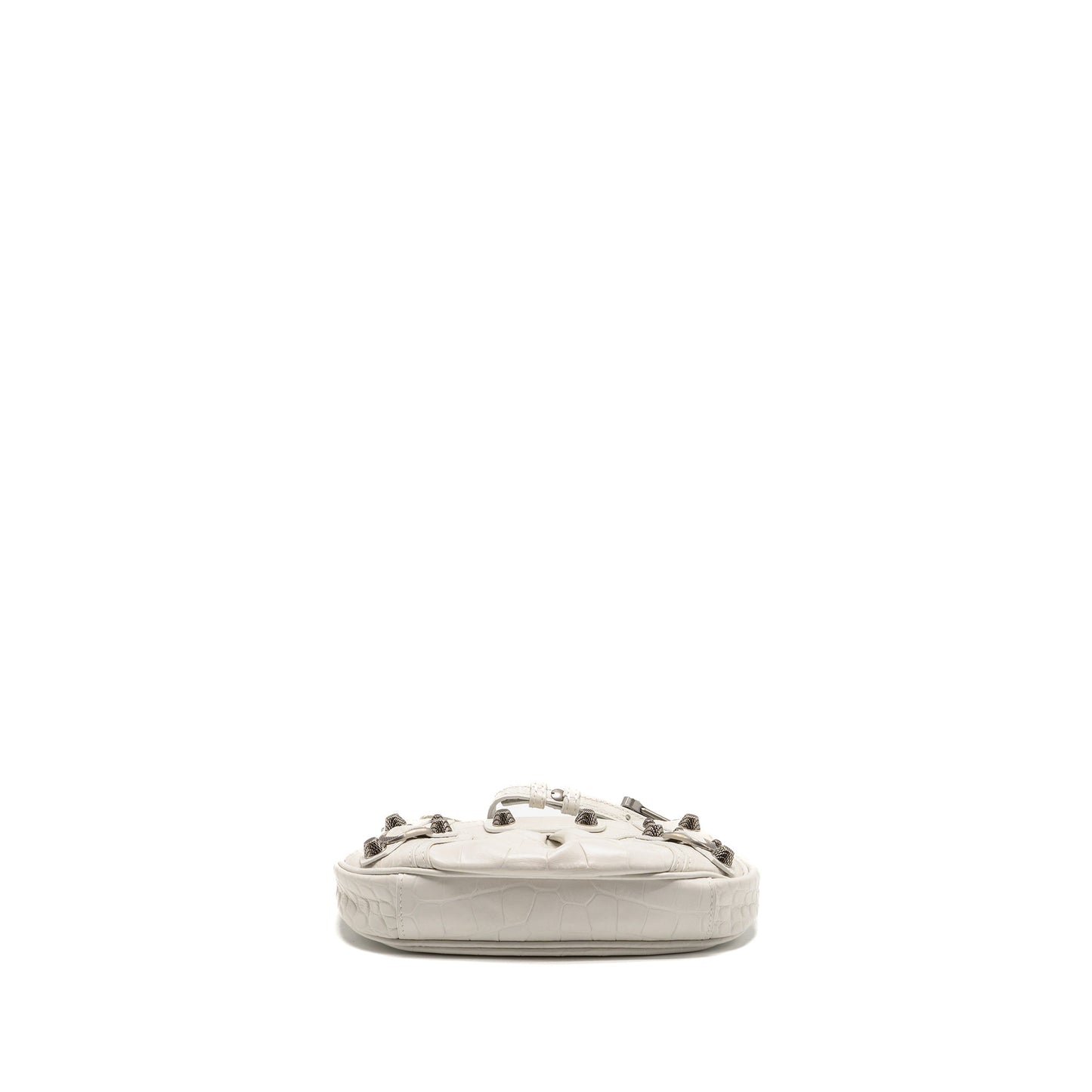 Balenciaga Mini Le Cagole Mini Purse Calfskin White