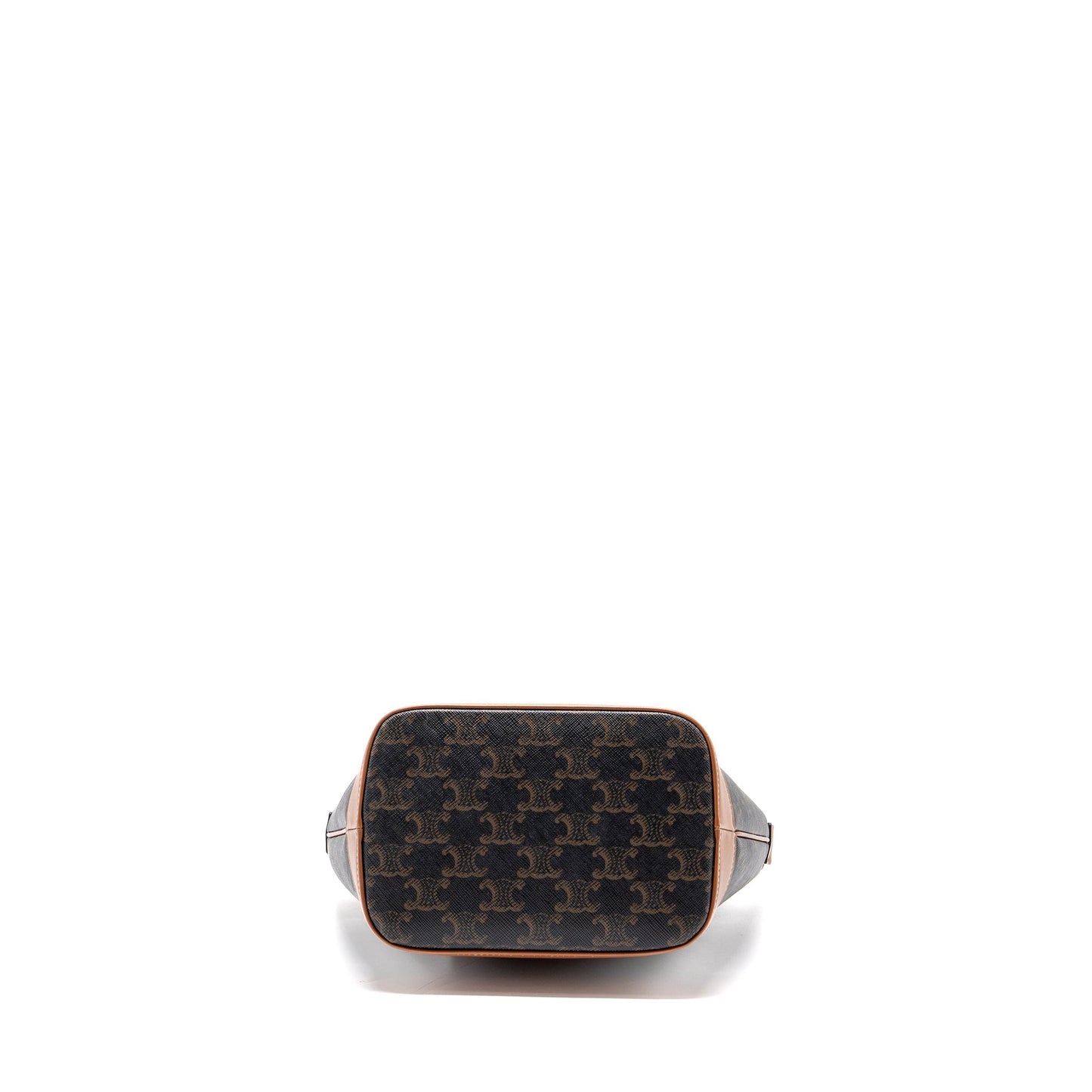Celine Small Bucket Purse Triomphe Canvas/ Leather