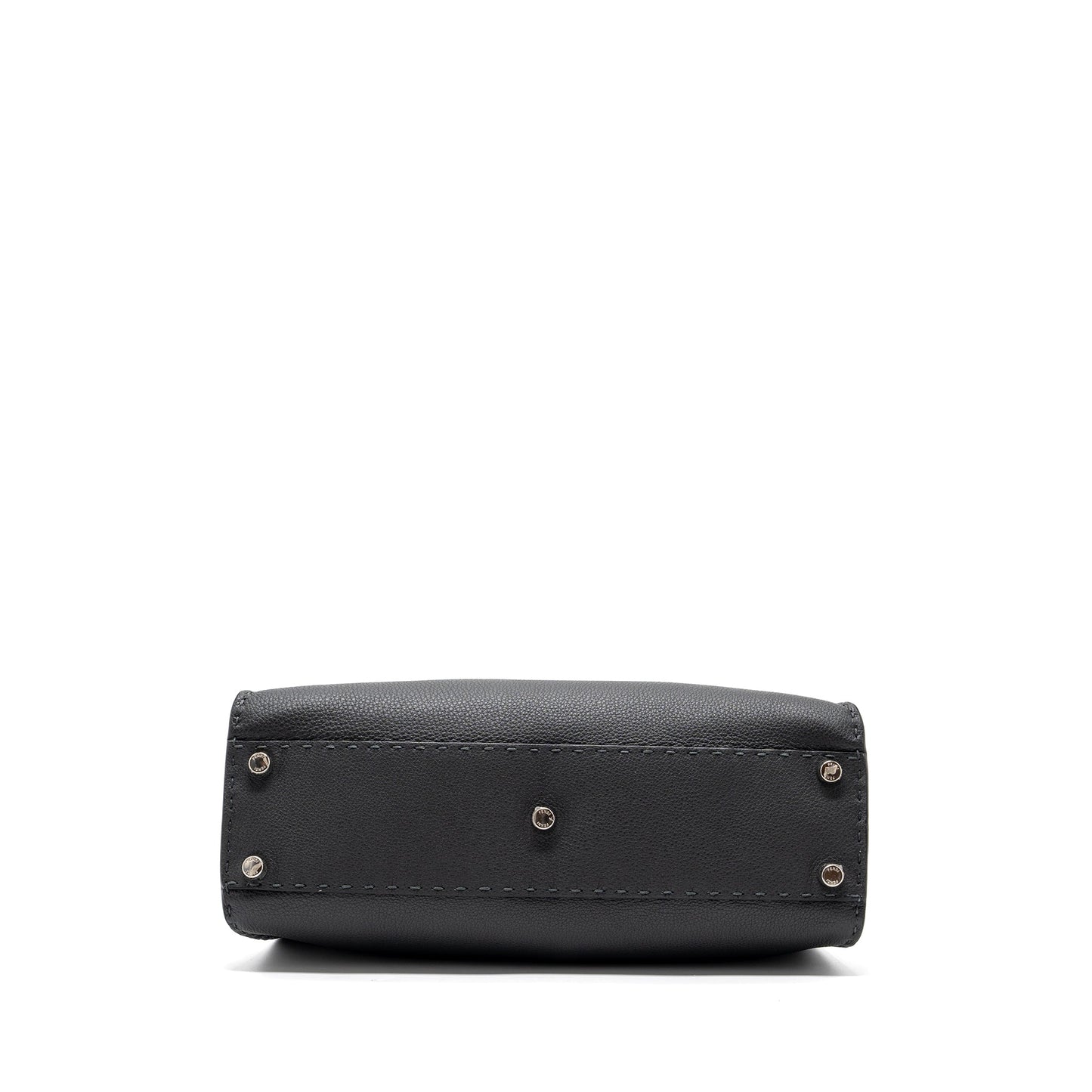 Fendi Medium Peekaboo Purse Selleria Leather Black