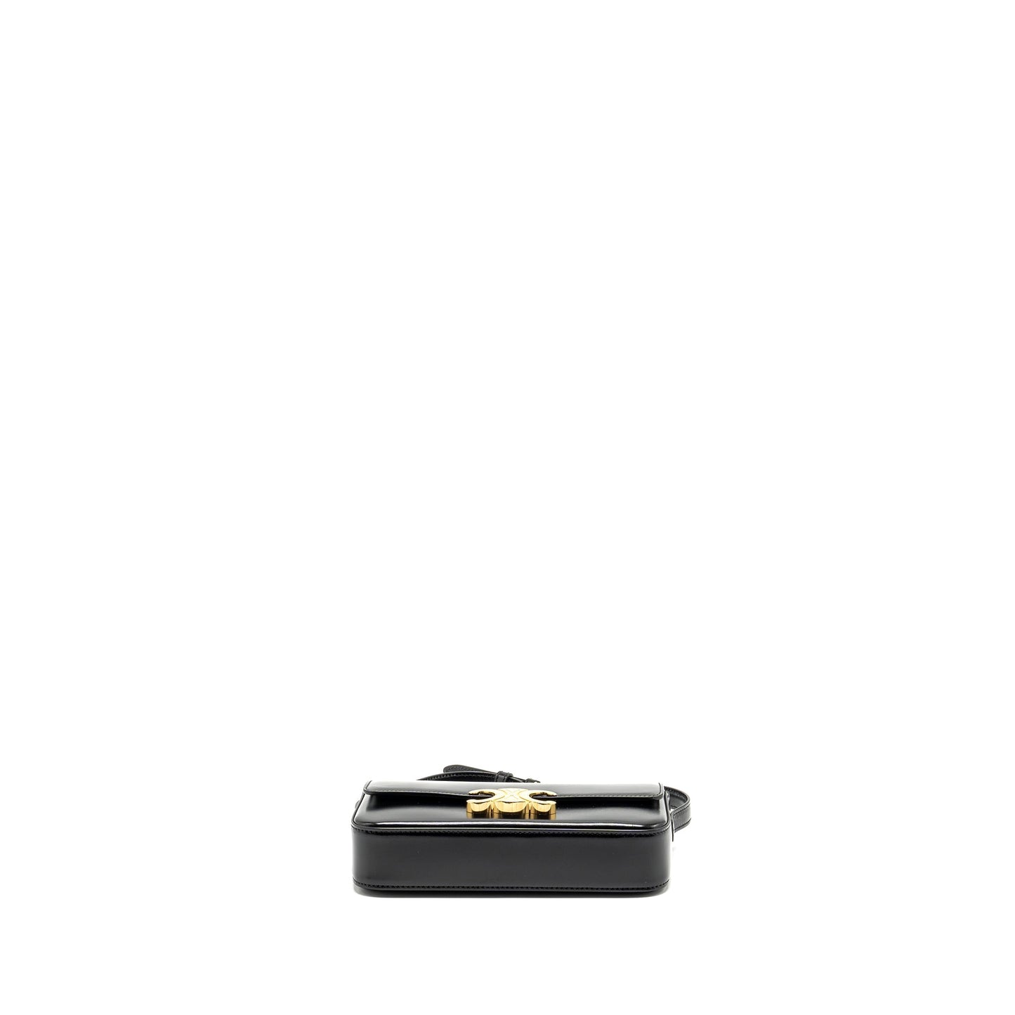 Celine Triomphe Mini Purse Calfskin Black