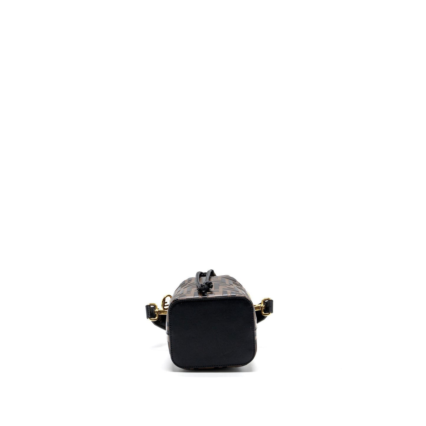 Fendi mini mon tresor bucket Purse calfskin brown / black