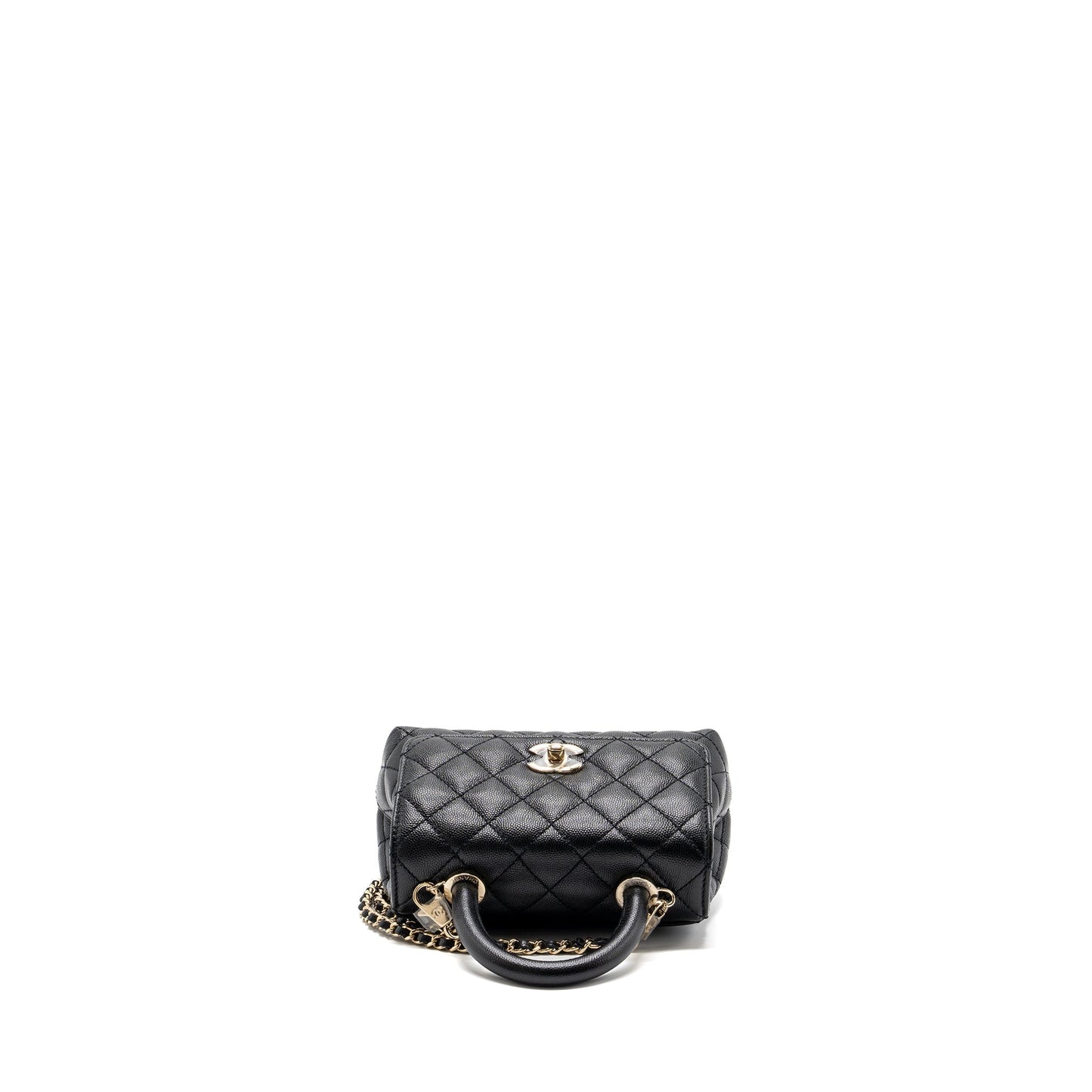Chanel Coco Handle Extra Mini Caviar Black LGHW(Microchip)