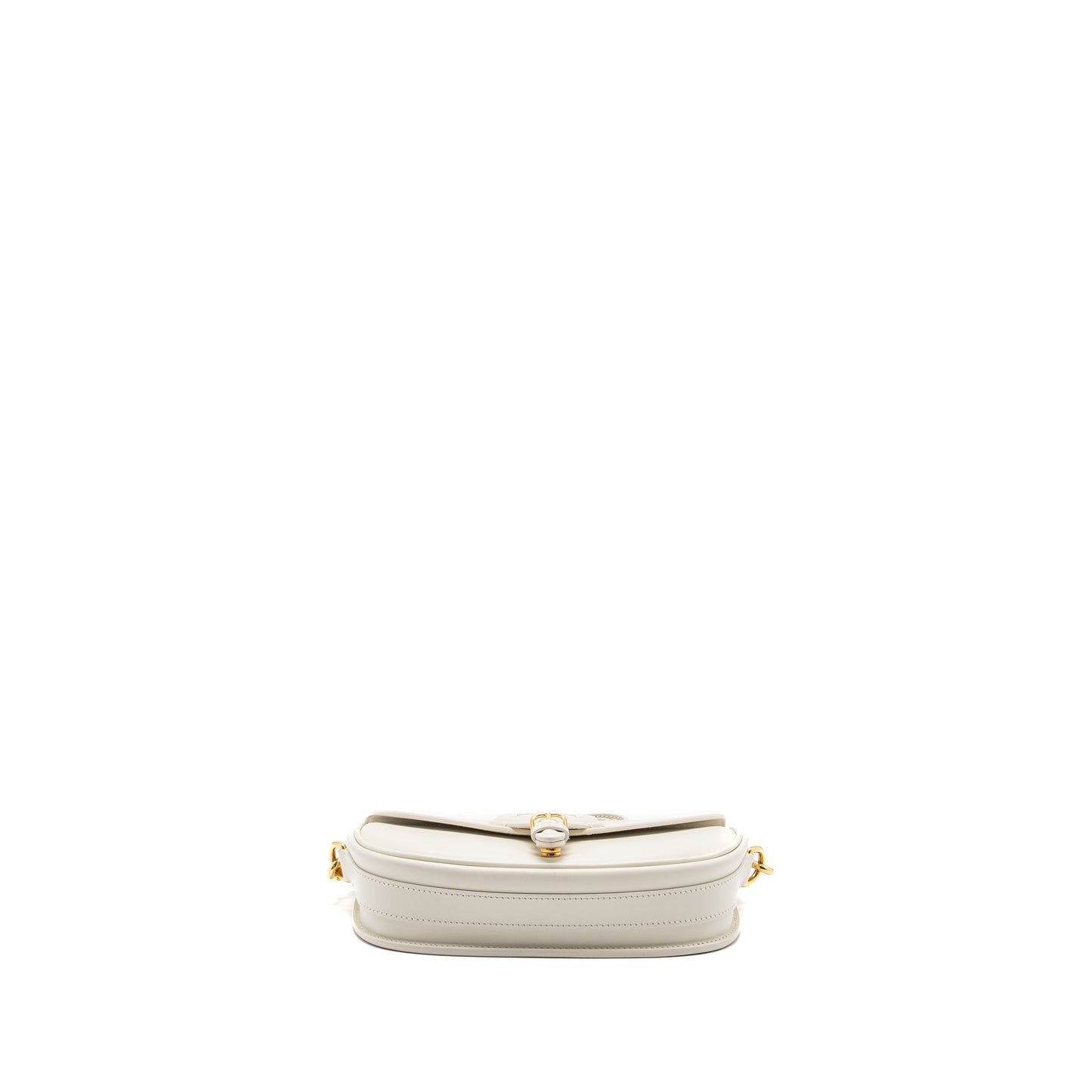 Dior Bobby East-West Purse Box Calfskin White