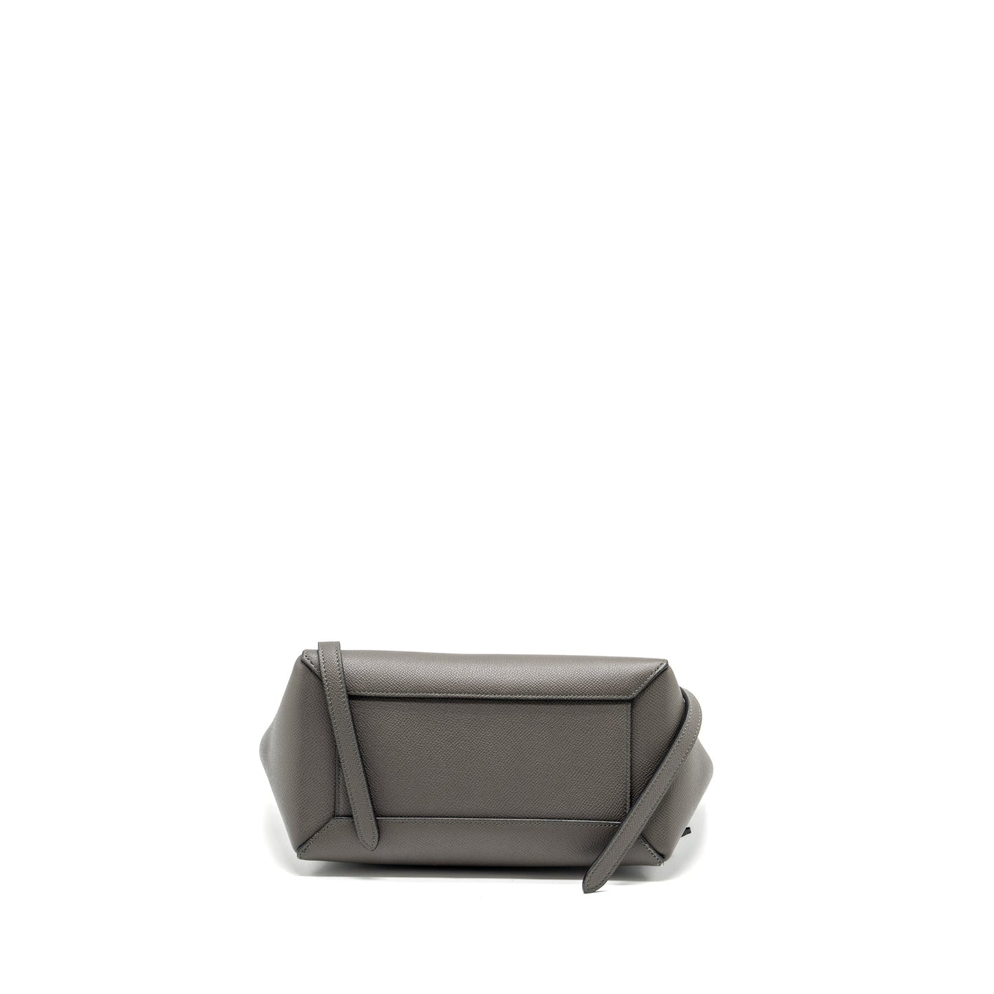 Celine Micro Belt Purse Grained Calfskin Grey