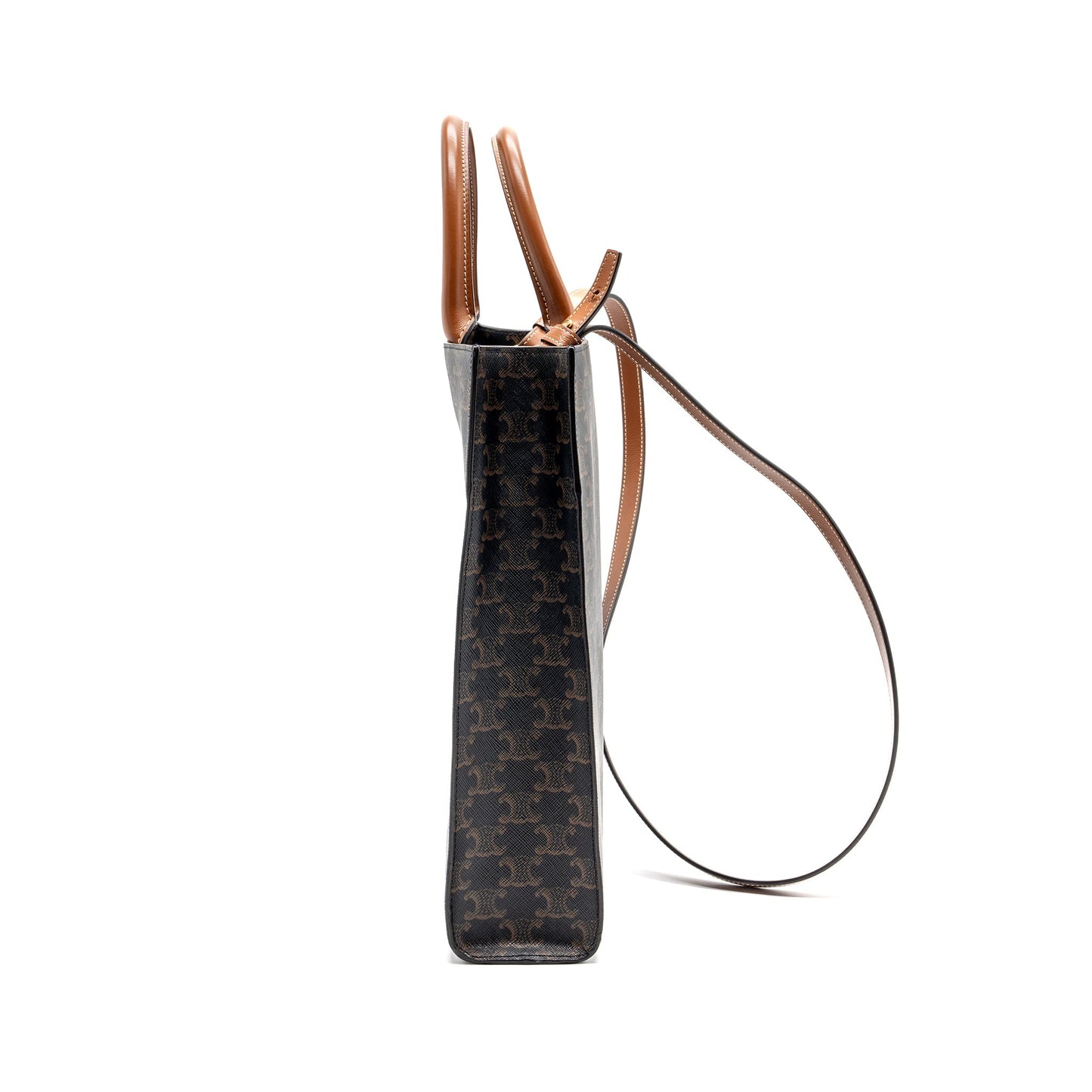Luxury CELINE Vertical Cabas Triomphe Canvas