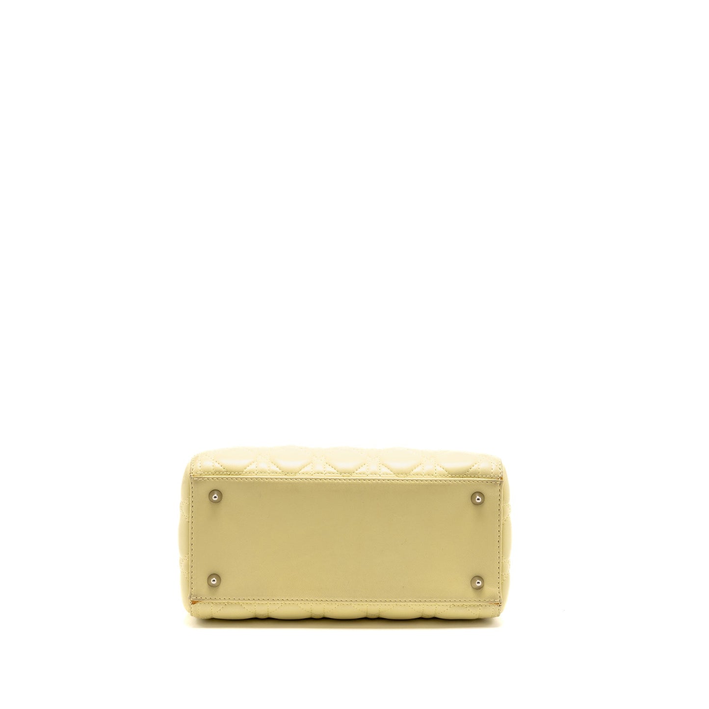Dior Medium Lady Dior Lambskin Light Yellow