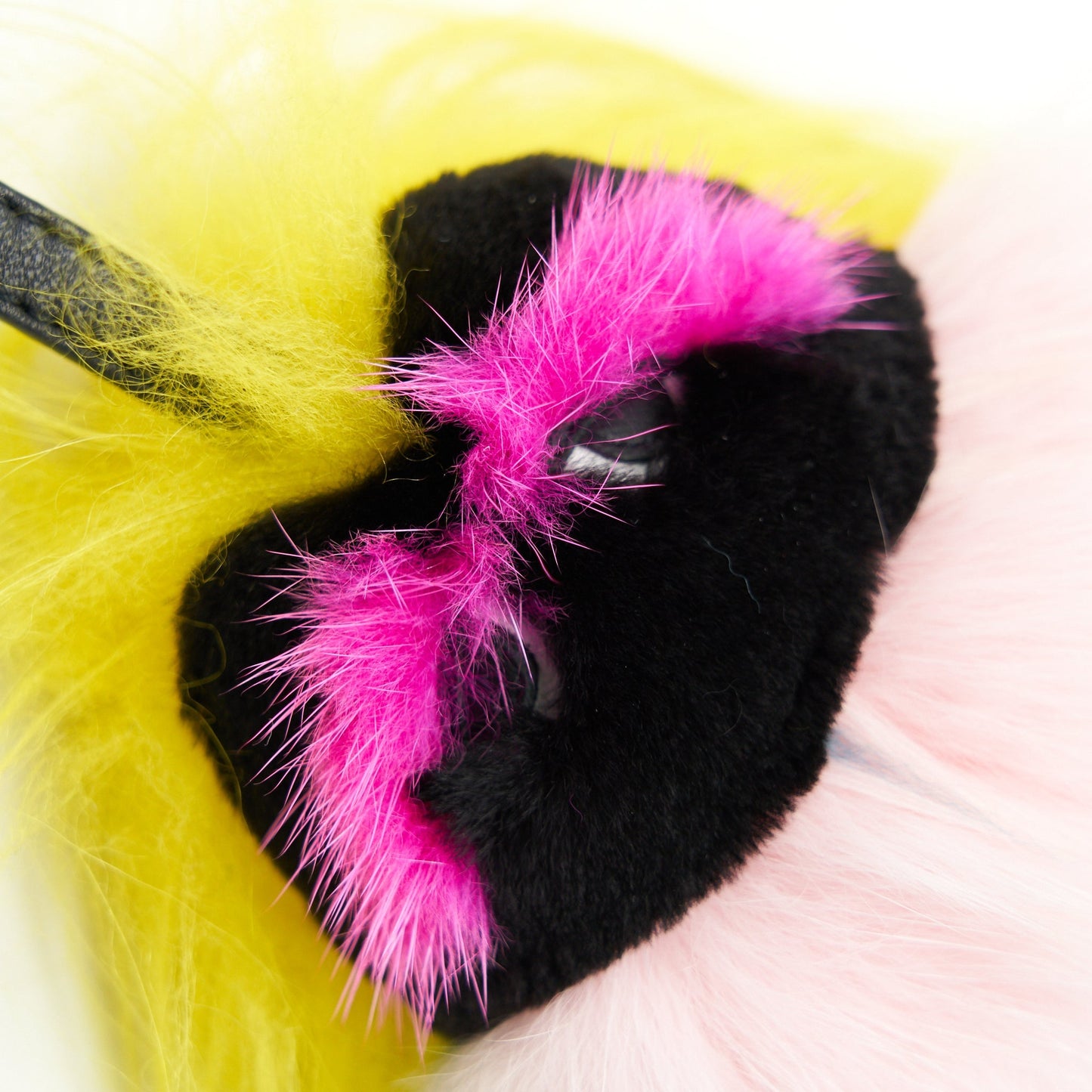 Fendi Multicolor Monster Fur Bag Charm