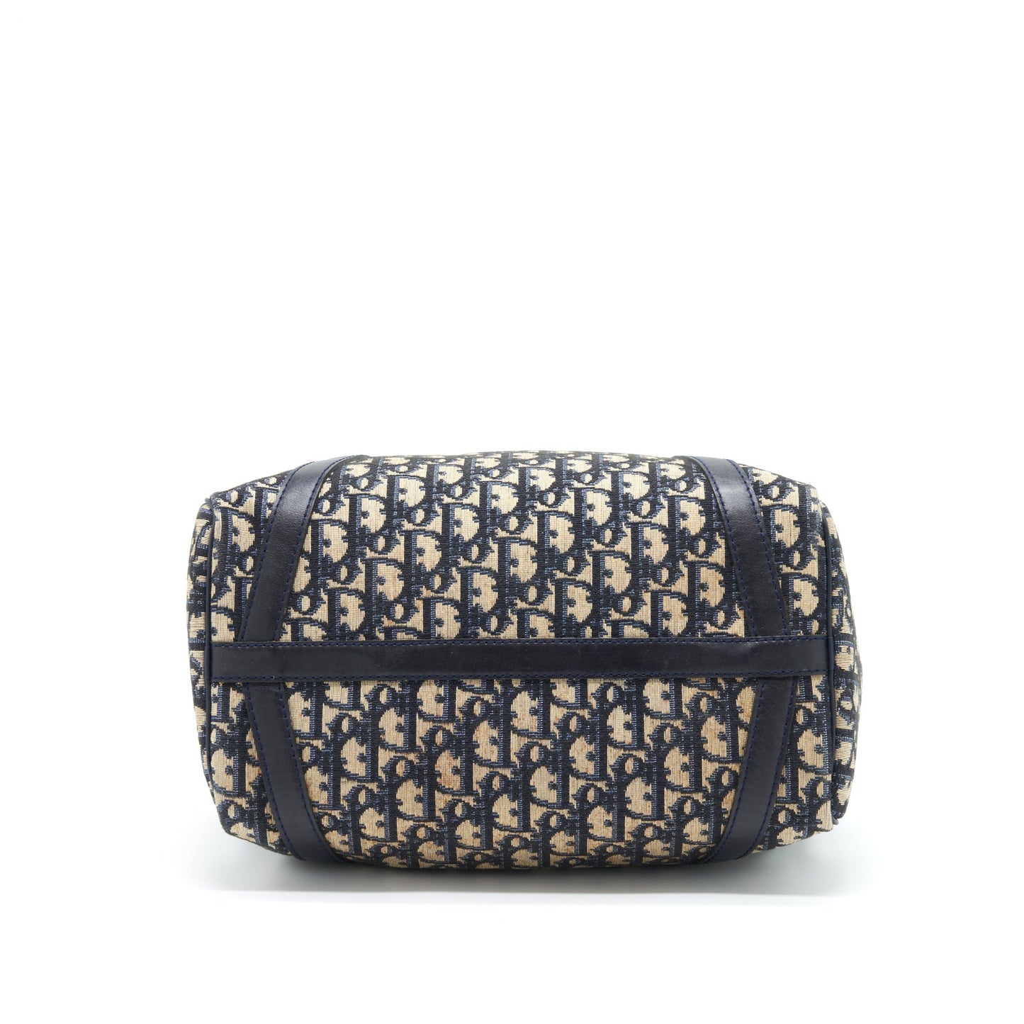 Dior Vintage Speedy Purse Blue Oblique Canvas