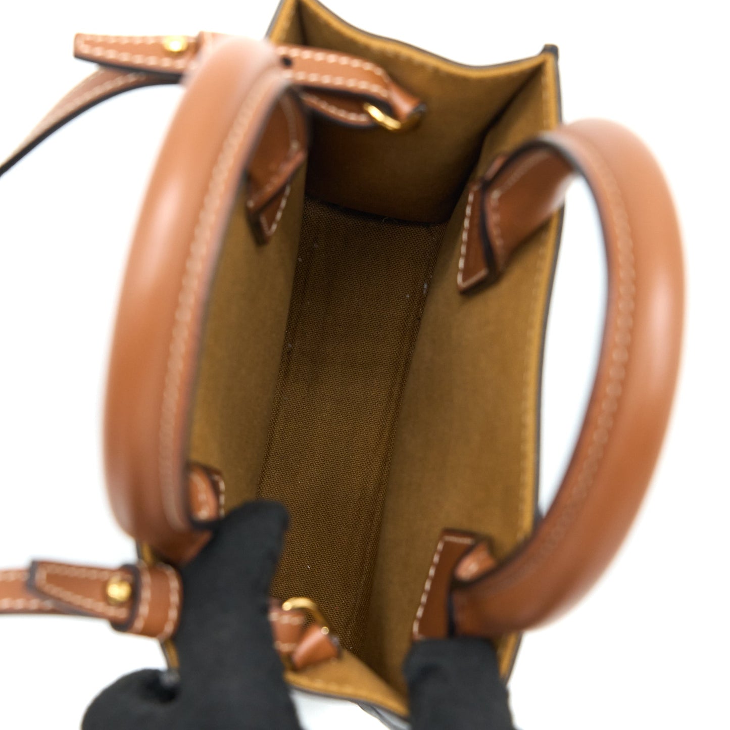 Celine Mini Vertical Cabas Triomphe Canvas