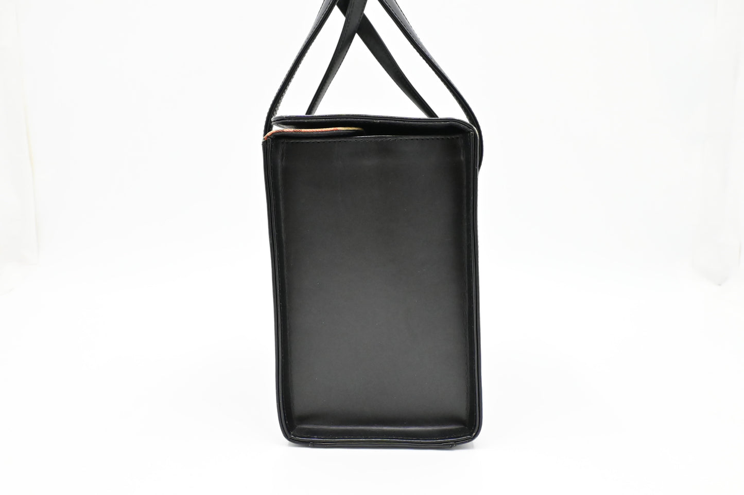 Burberry Box Handbag in Black Leather