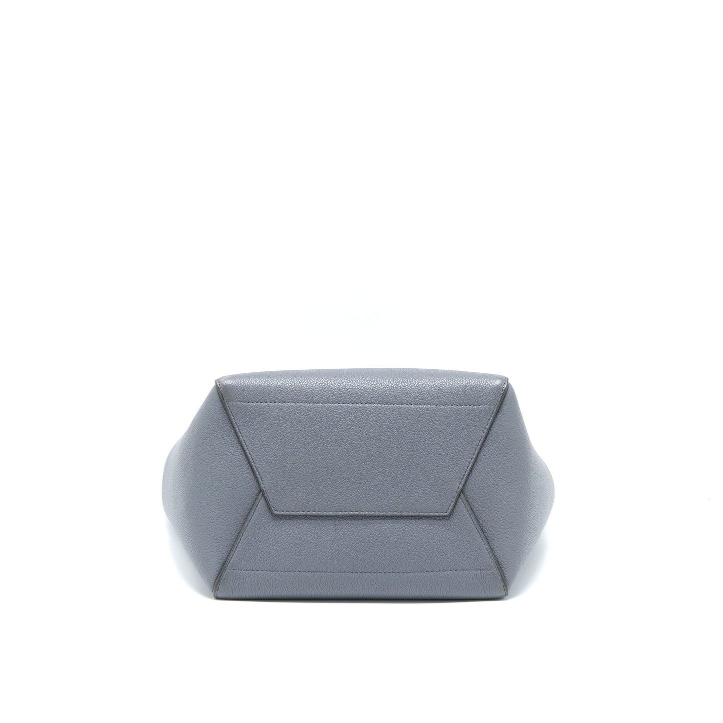 Celine Sangle Bucket Purse Calfskin Grey