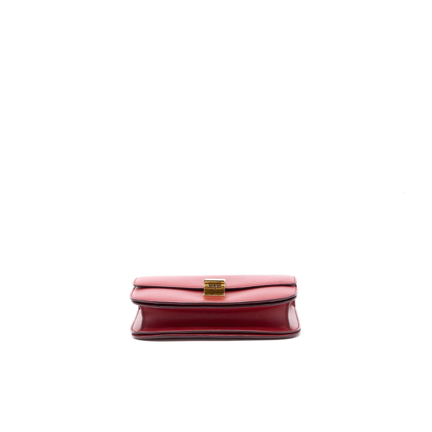 Celine Medium Classic Box Calfskin Red