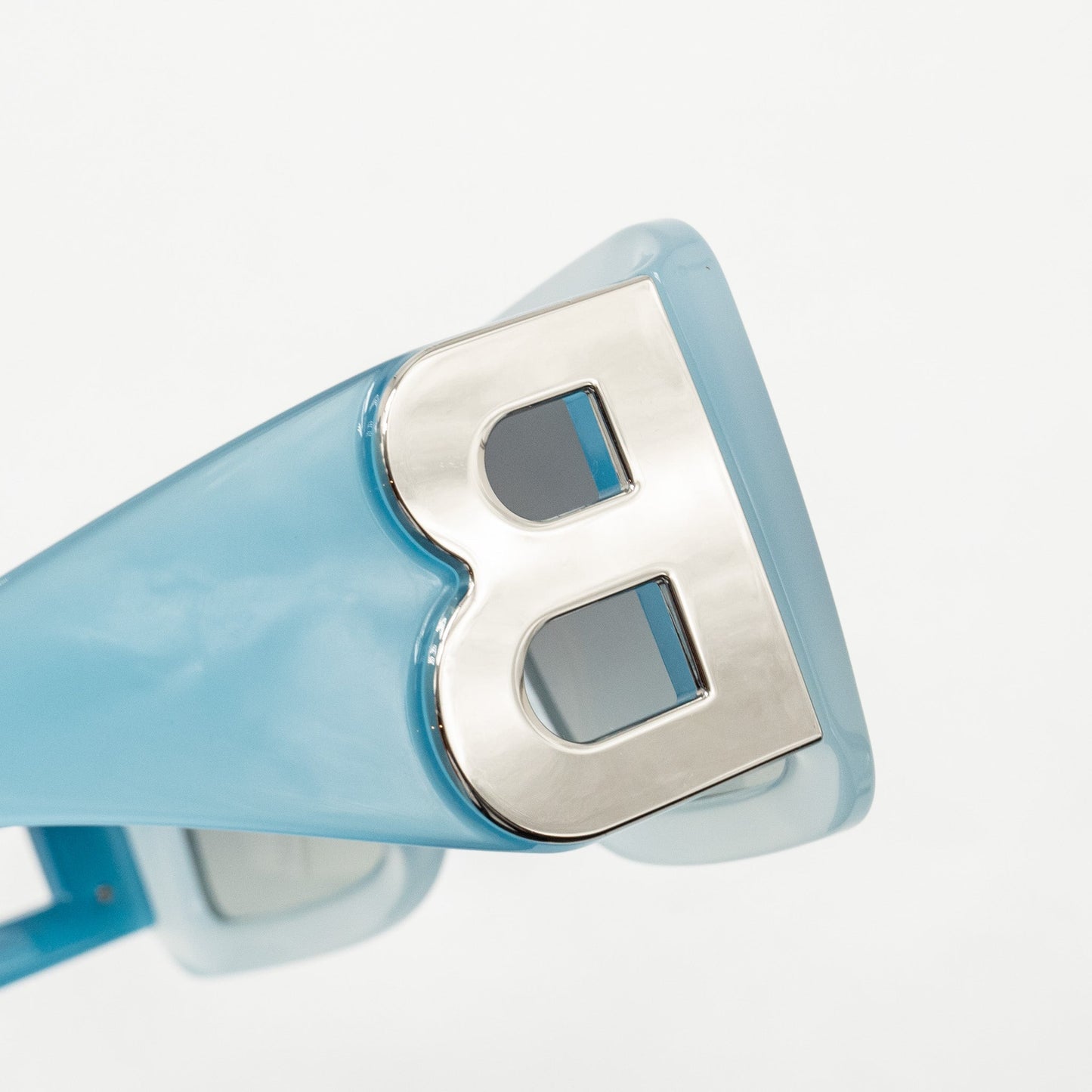 Burberry Sunglasses Transparent Pale Blue