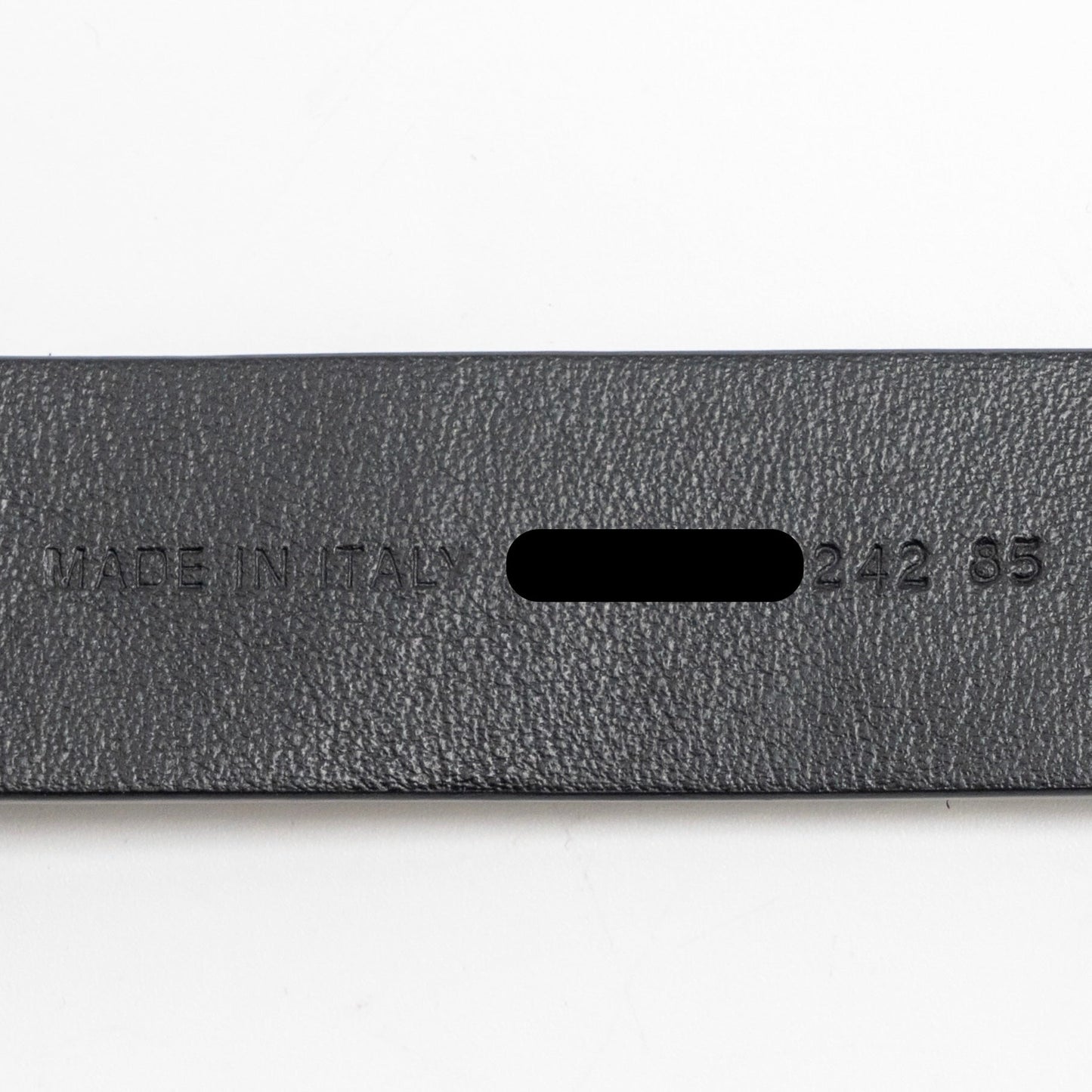 Dior Size 85 Crystal 25mm Belt Calfskin Black with Black Hardware