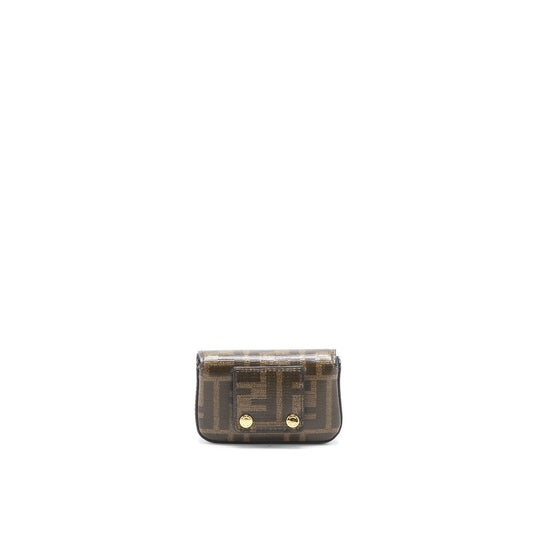 Fendi Baguette Mini Belt Purse Jacquard Canvas/Leather