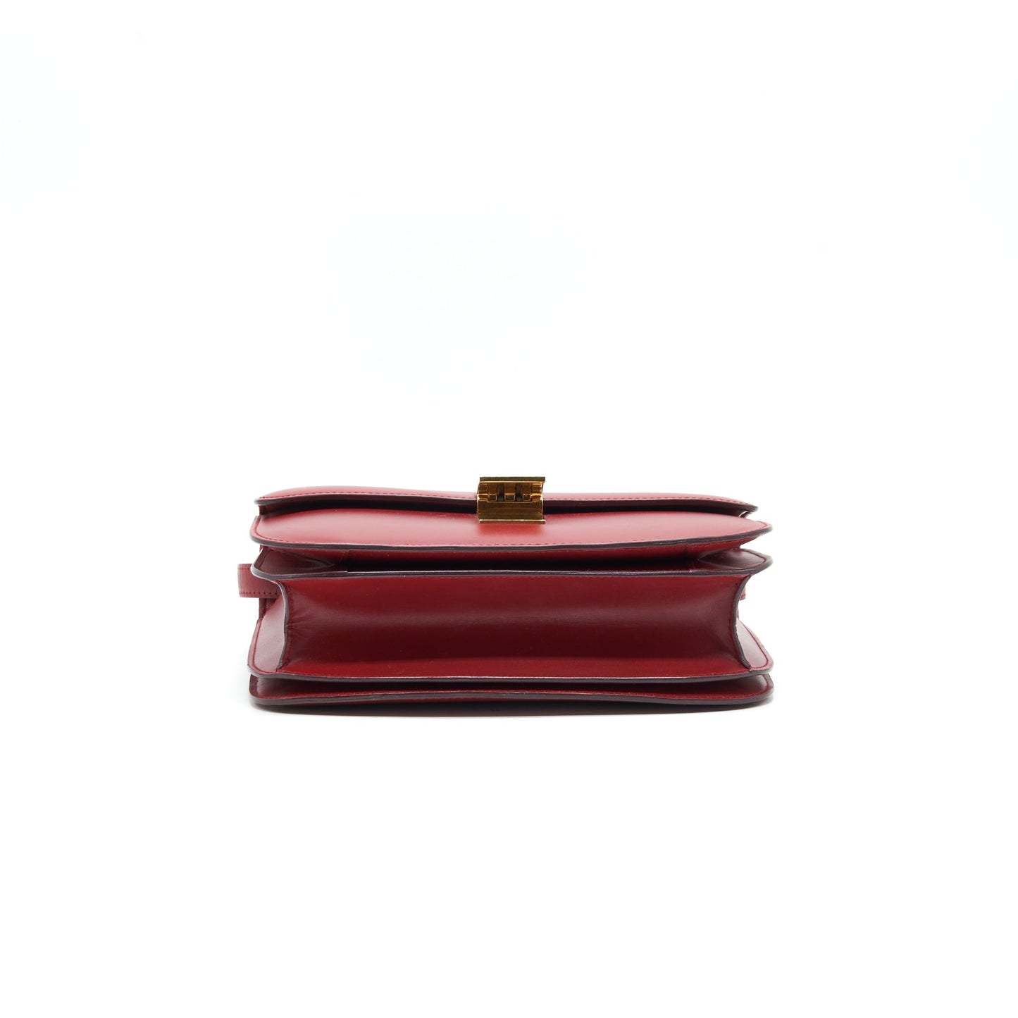 Celine Medium Classic Purse Red with