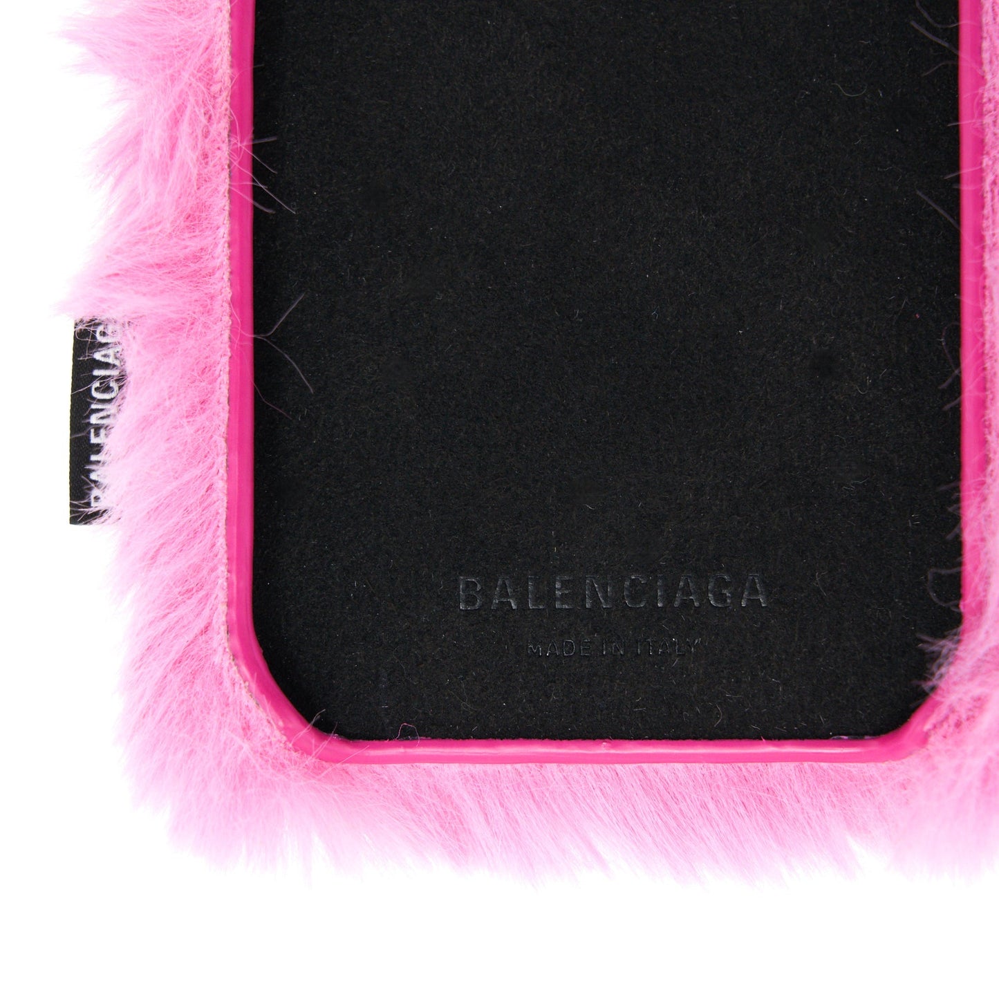 Balenciaga Iphone12 /12 pro Fluffy Bunny Phone Case Pink