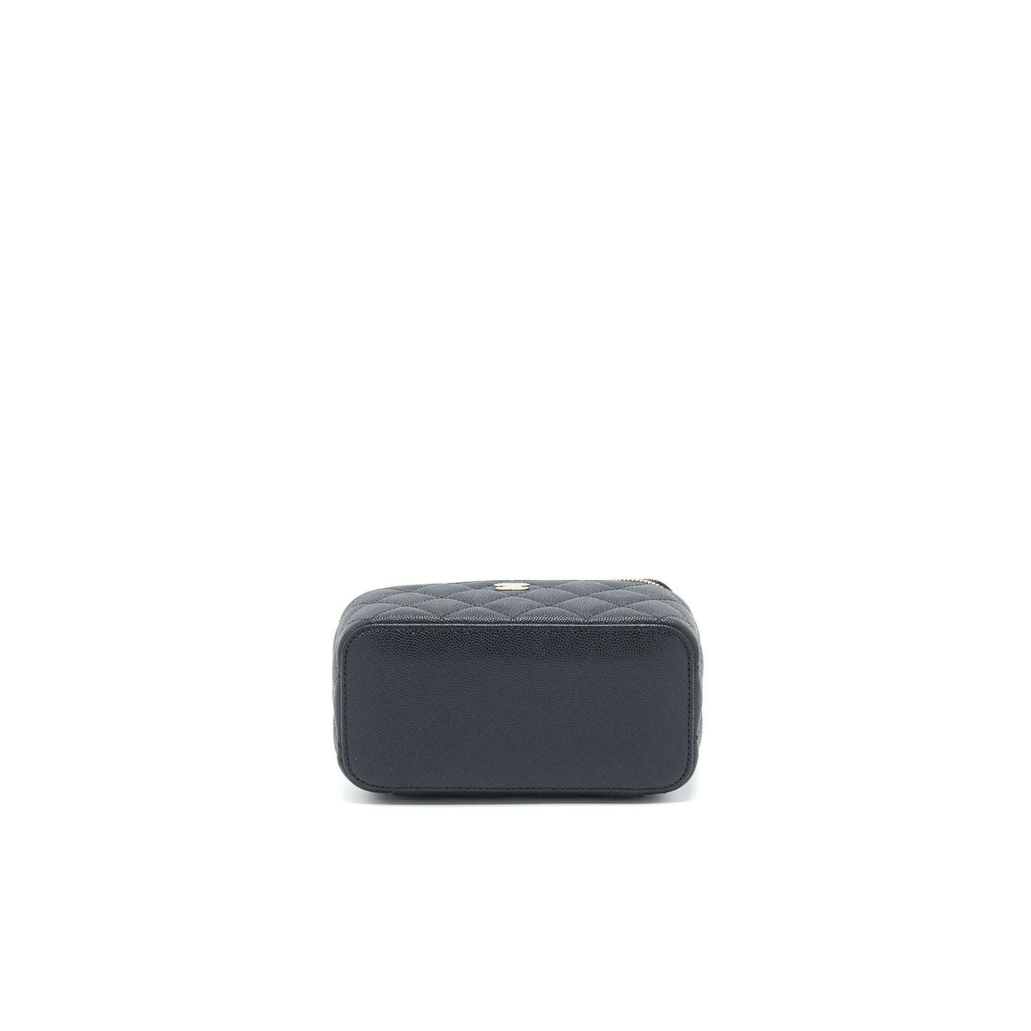 Chanel Small Long Vanity With Chain Caviar Black LGHW