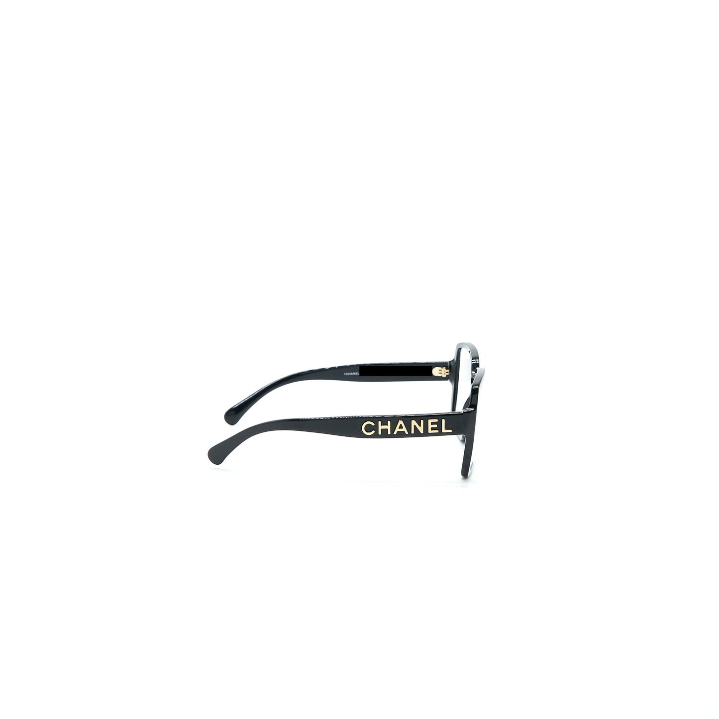 Chanel Square Glasses Frame Black
