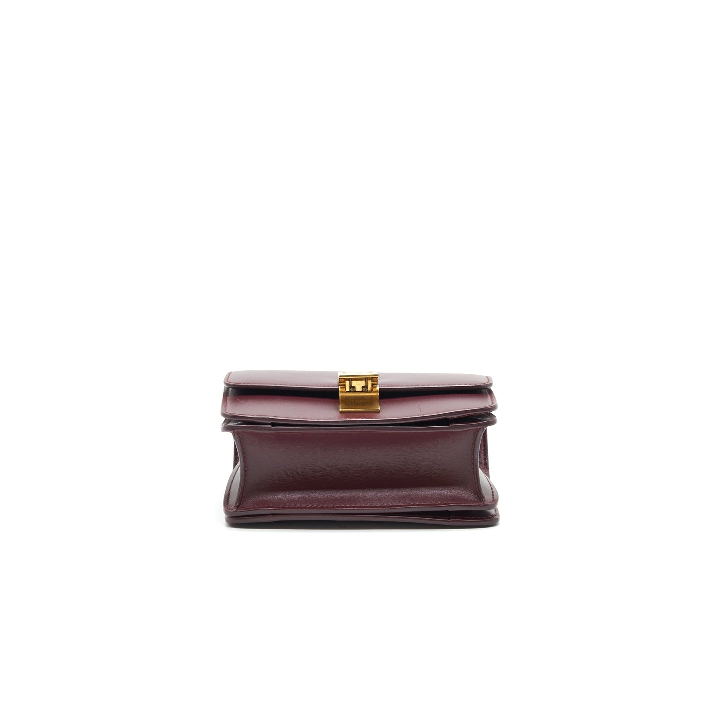 CELINE SMALL CLASSIC Purse CALFSKIN BURGUNDY