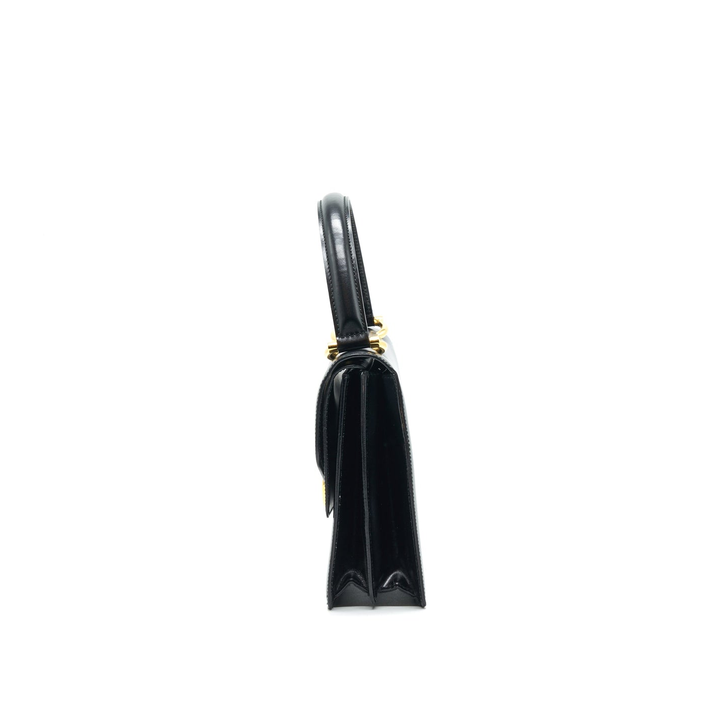 Luxury CELINE Vintage Top Handle Flap Bag
