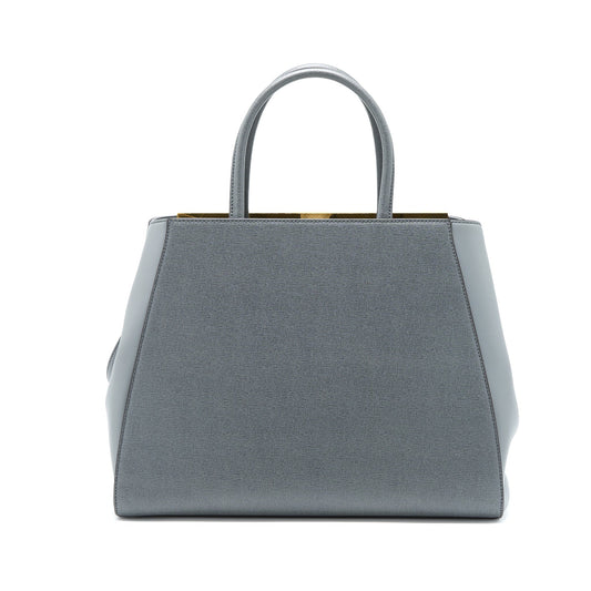 Fendi 2 Jours Large Purse Grey