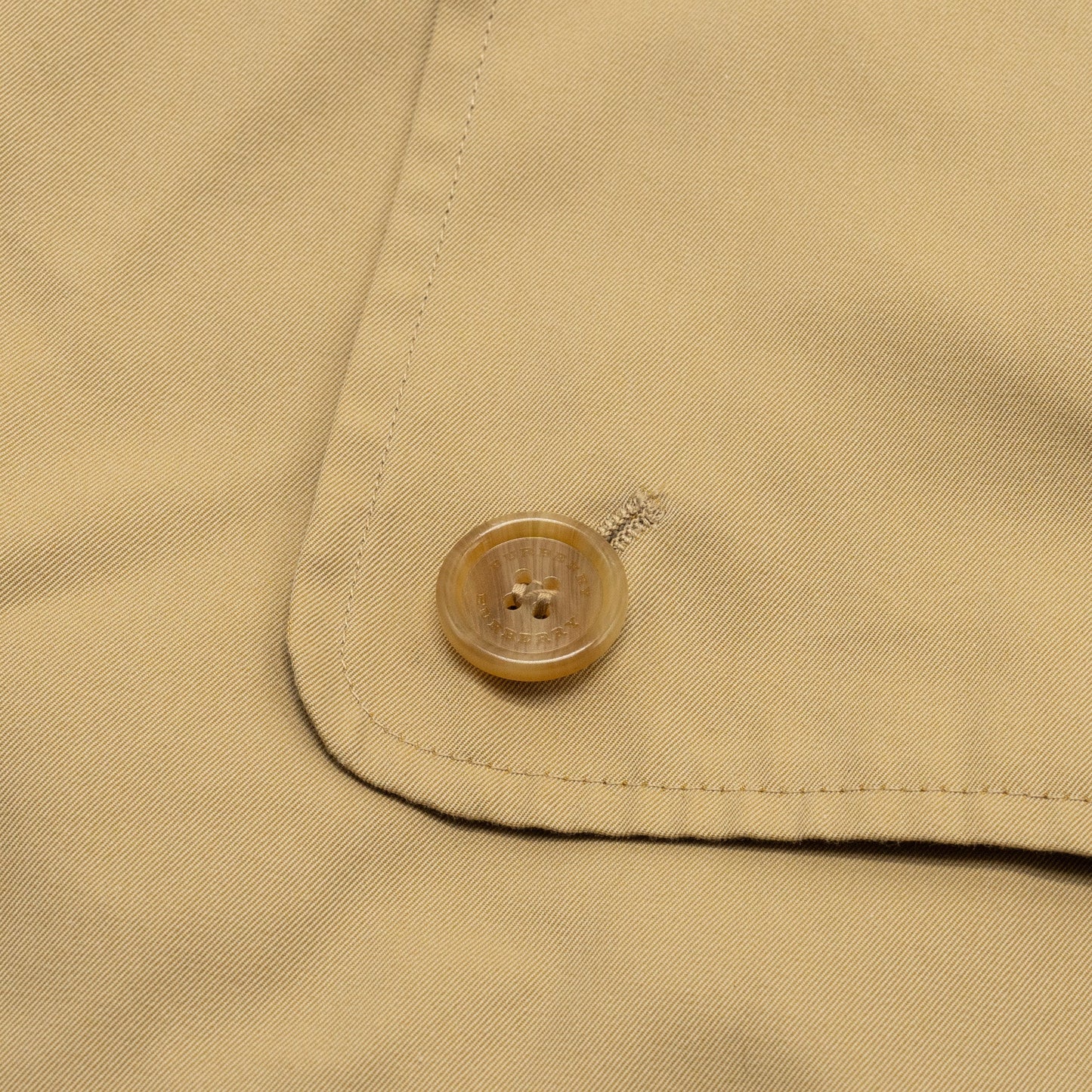 Burberry Size 10 Mid-Length Trench Coat Beige