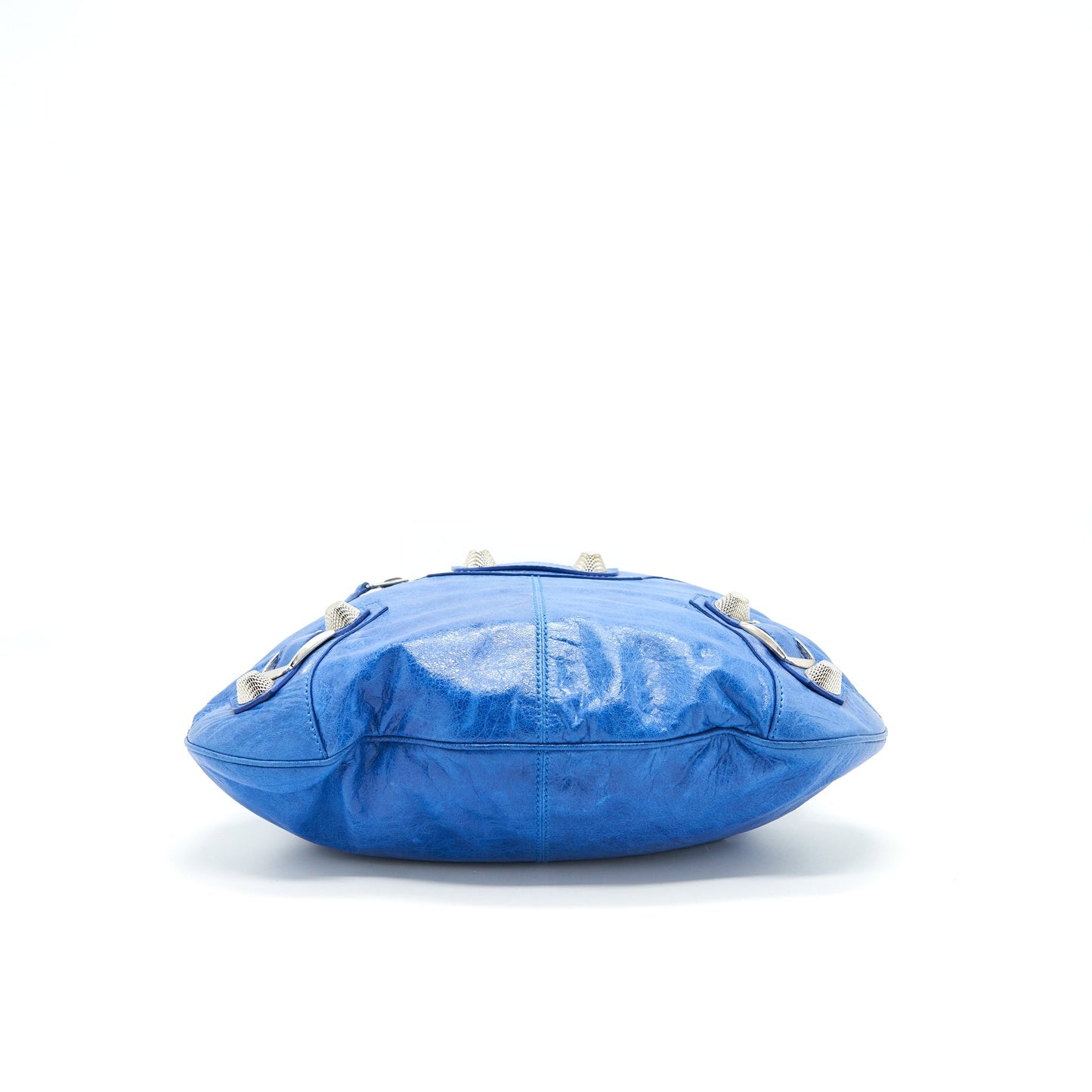 BALENCIAGA Motocross Giant Brief Purse Blue