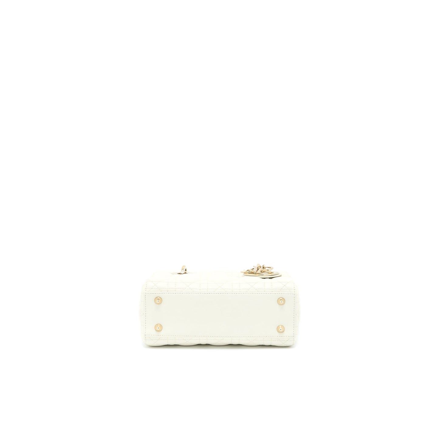 Dior Small Lady Dior Lambskin White