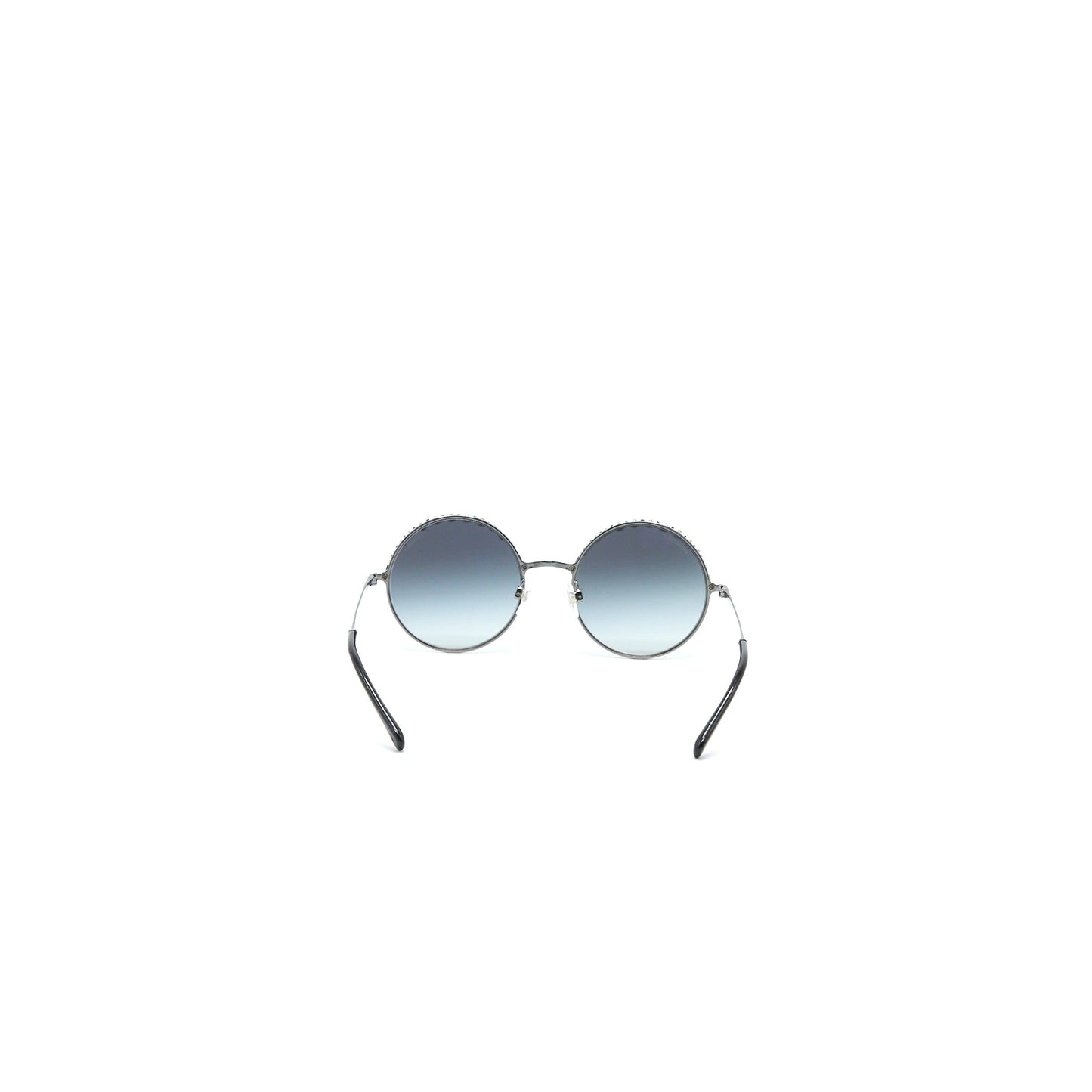 Chanel 4234H Round Sunglasses with Pearl Black SHW