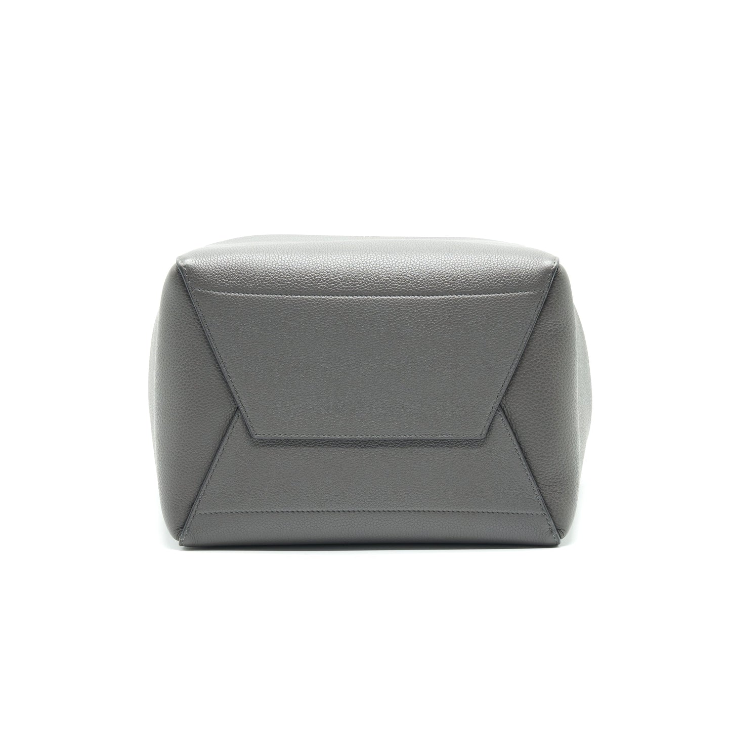 CELINE SANGLE BUCKET Purse BLACK STITCHING