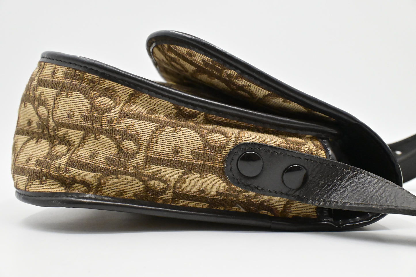 Dior Shoulder Bag in Brown Oblique Canvas