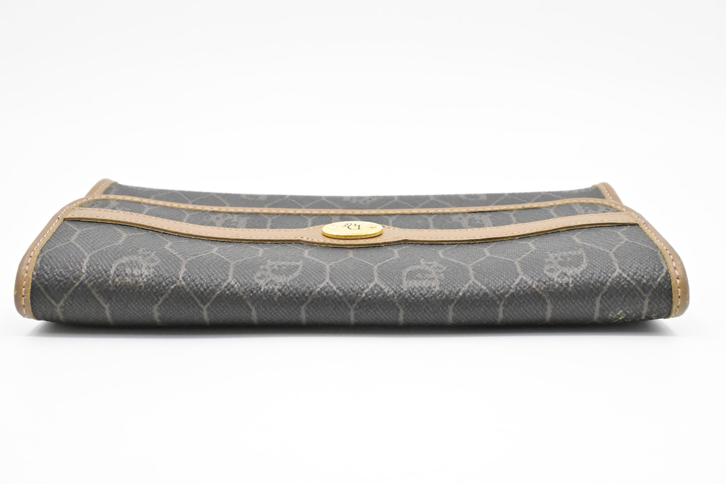 Dior Wallet in Black Honeycomb Canvas