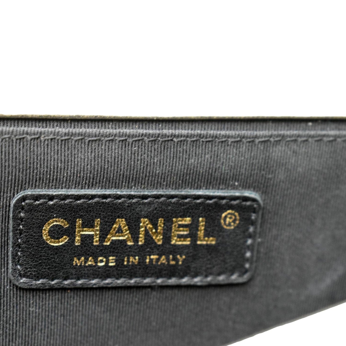 CHANEL Boy Leather Shoulder Bag Bicolor