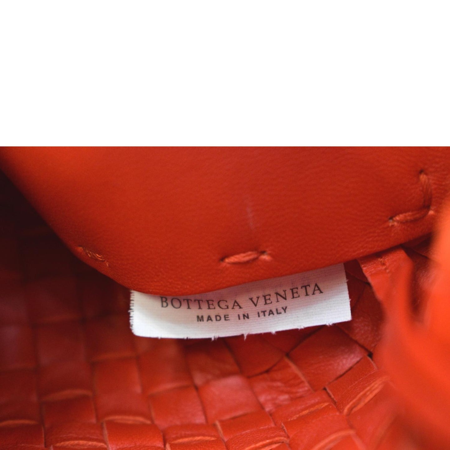 BOTTEGA VENETA Medium Cabat Intreccio Leather Tote Bag Red