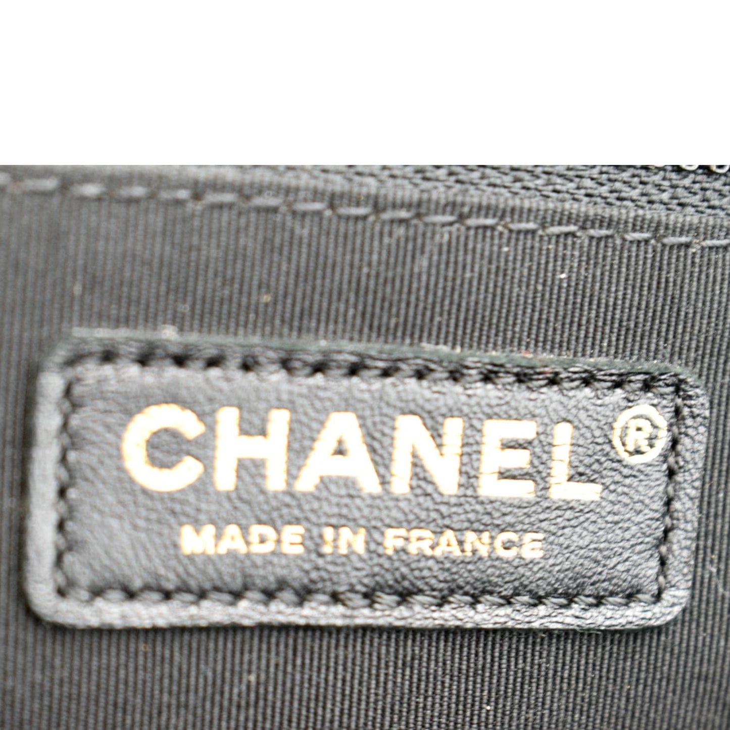 CHANEL Large Boy Flap Caviar Leather Shoulder Bag Black