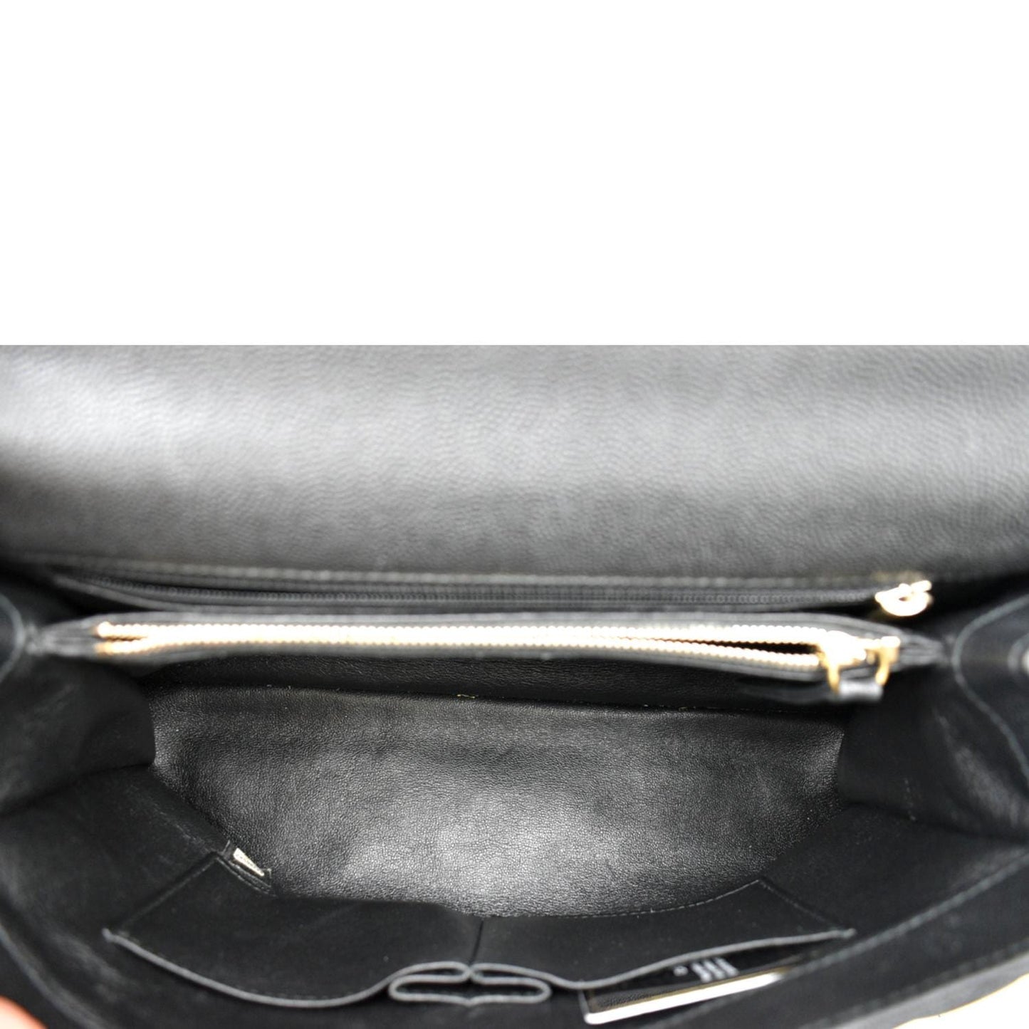 CHANEL Small Coco Quilted Caviar Lizard Handle Shoulder Bag Black - Hot Deals