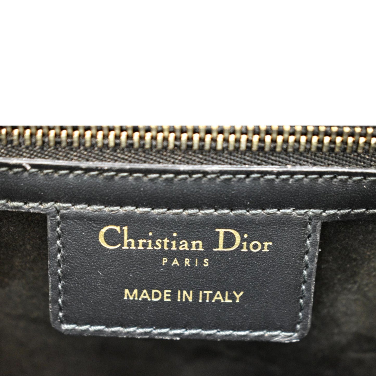 CHRISTIAN DIOR D Fence Calfskin Leather Saddle Bag Black - Hot Deals