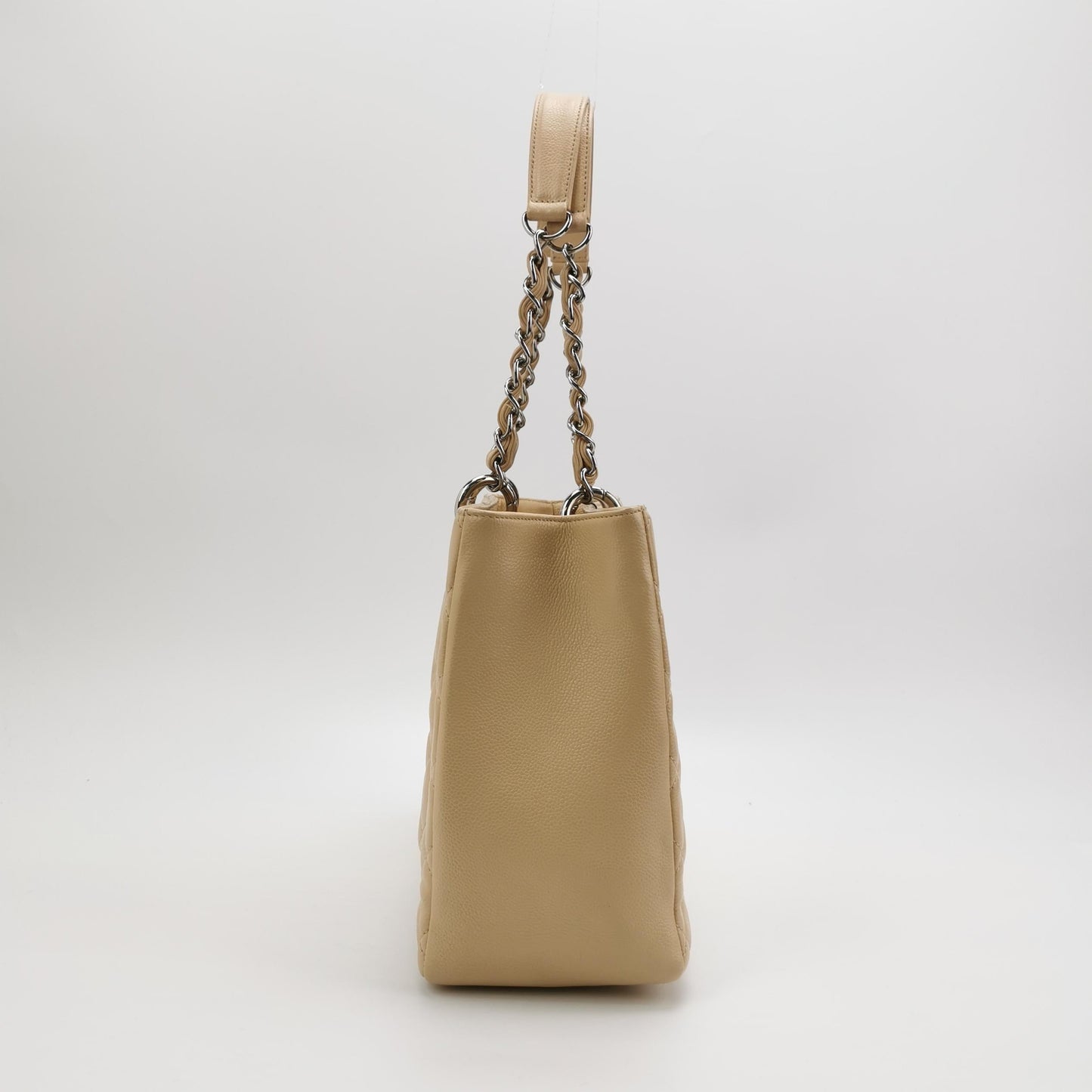 Chanel GST Grand Shopping Tote Beige Caviar Leather PM 2009-2010
